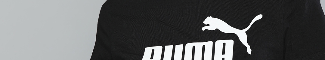 Buy Puma Women Black Printed Round Neck T Shirt - Tshirts for Women ...