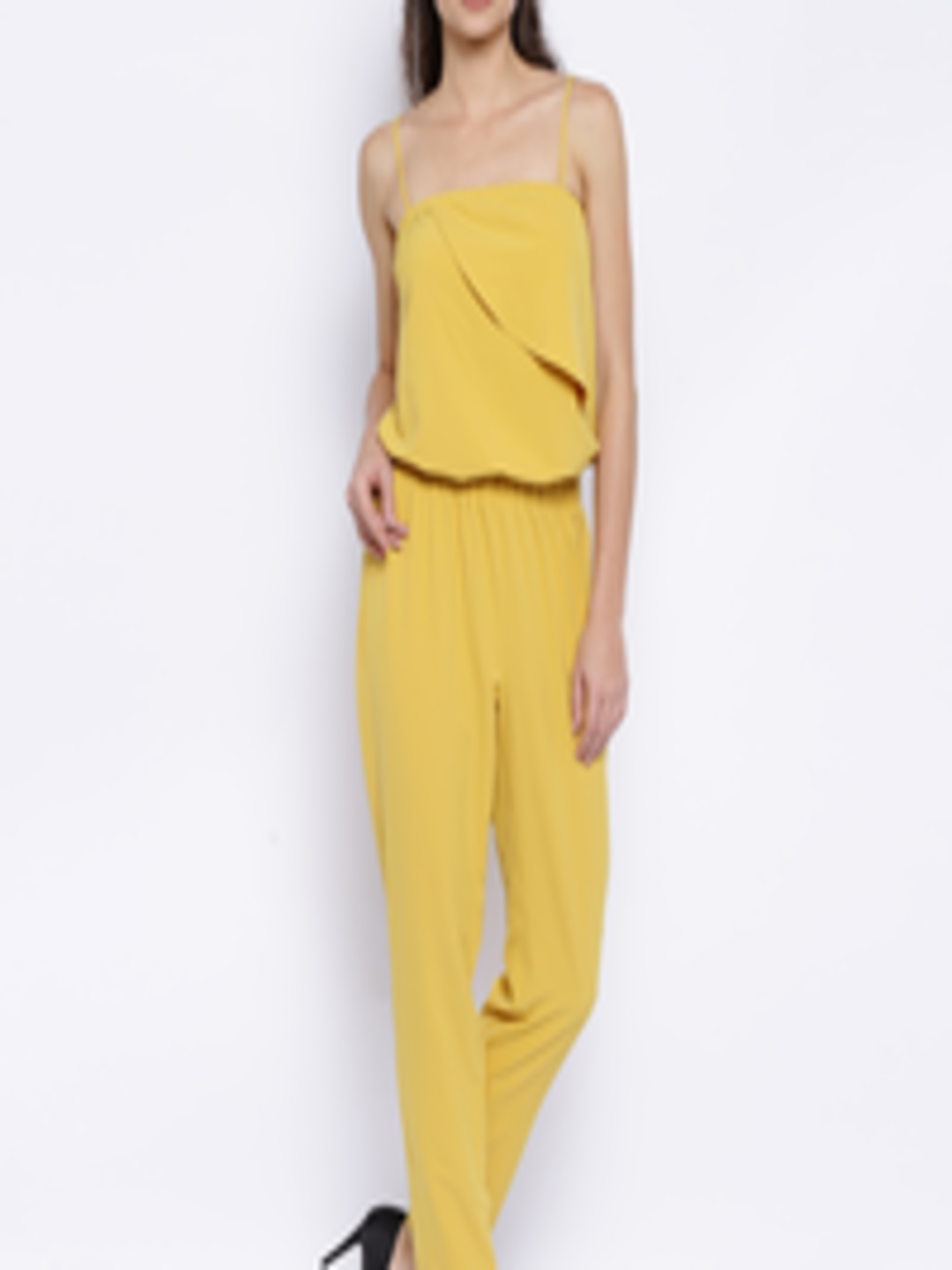 Buy ONLY Mustard Yellow Jumpsuit - Jumpsuit for Women 1366798 | Myntra