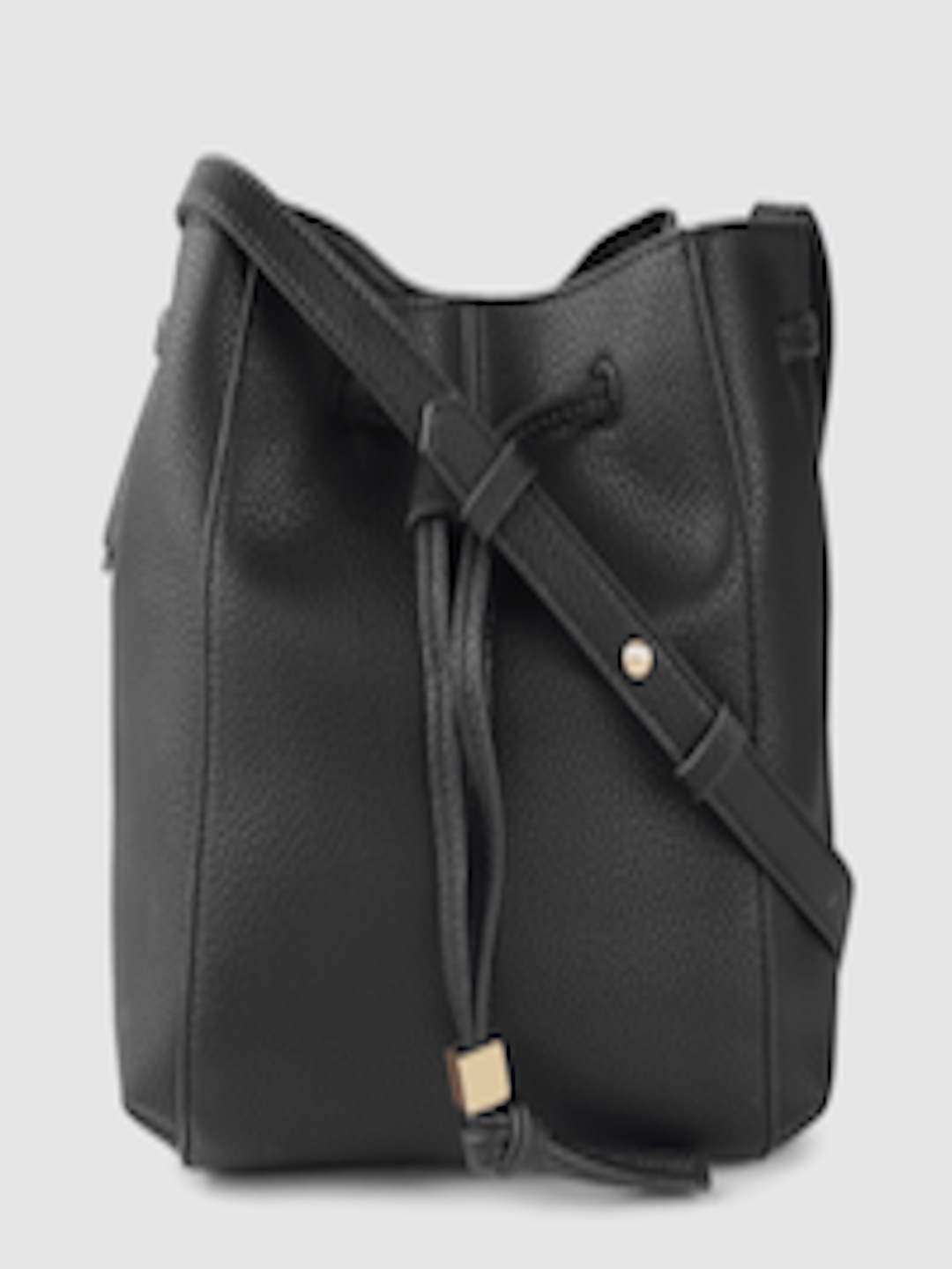 Buy Marks & Spencer Black Solid Bucket Sling Bag - Handbags for Women