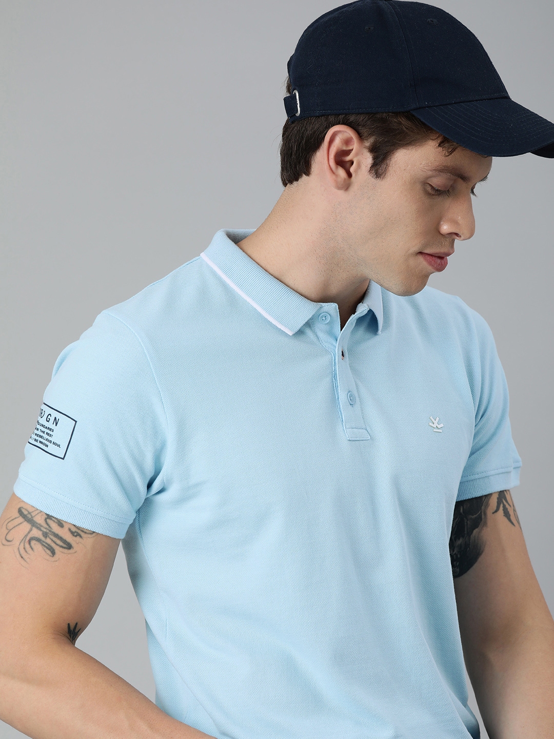 wrogn collar t shirts