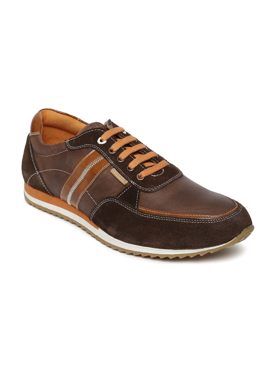 Buy U.S. Polo Assn. Men Brown Leather Sneakers - Casual Shoes for Men ...
