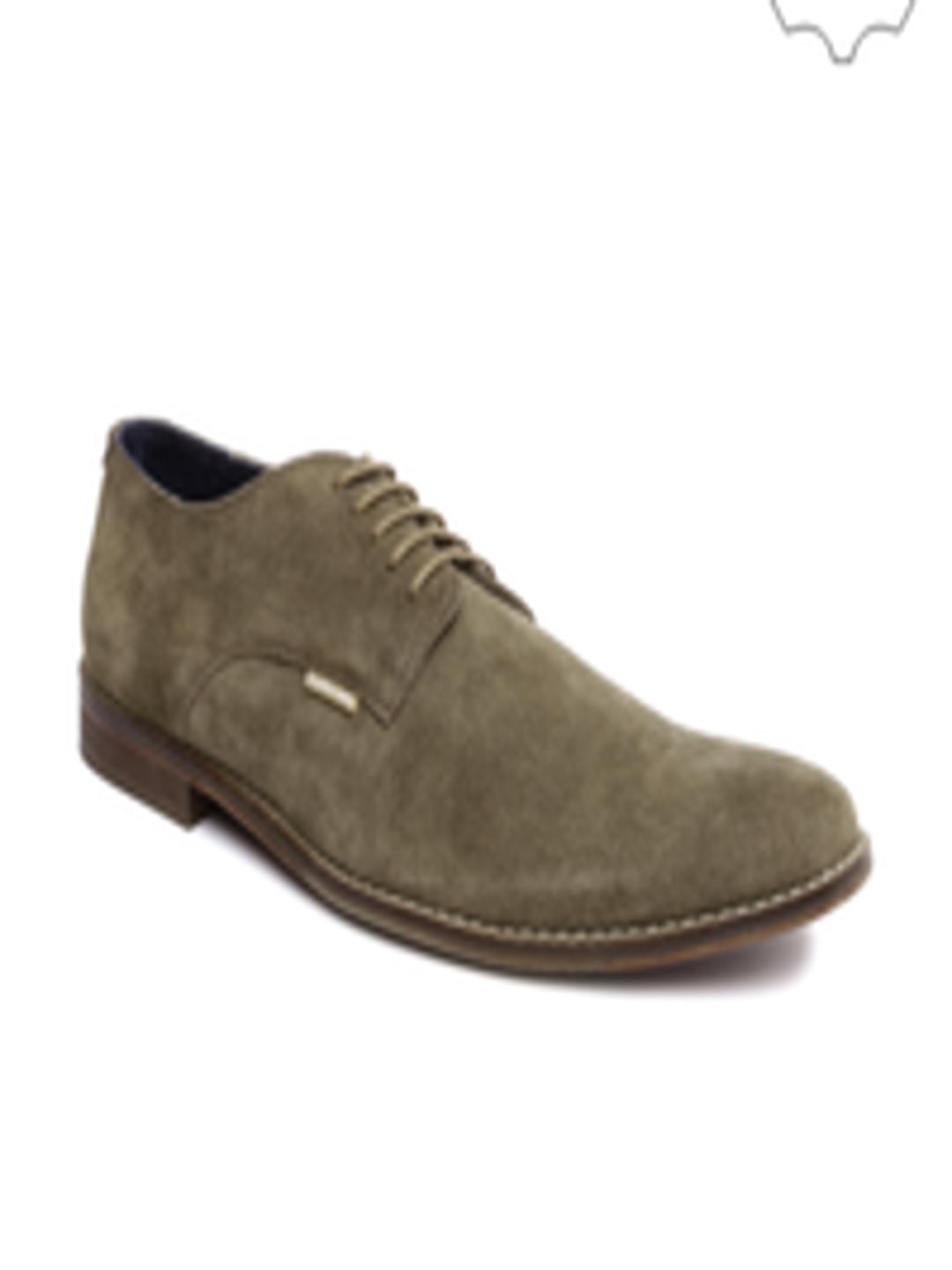 Buy U.S. Polo Assn. Men Olive Green Suede Casual Shoes - Casual Shoes ...
