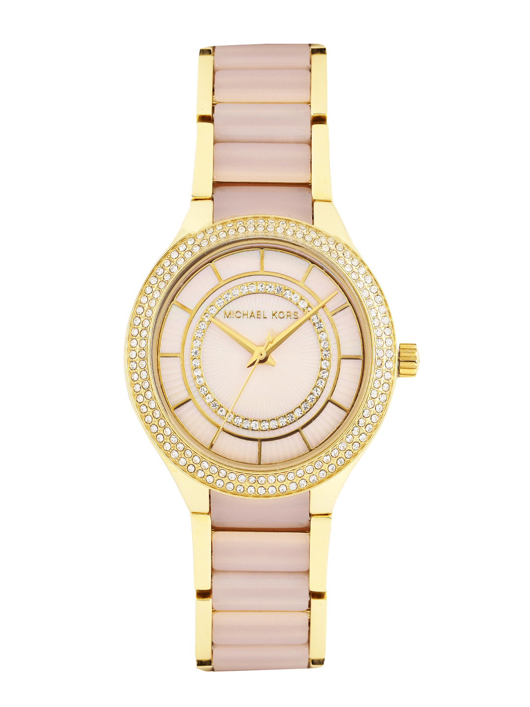michael kors pink dial watch