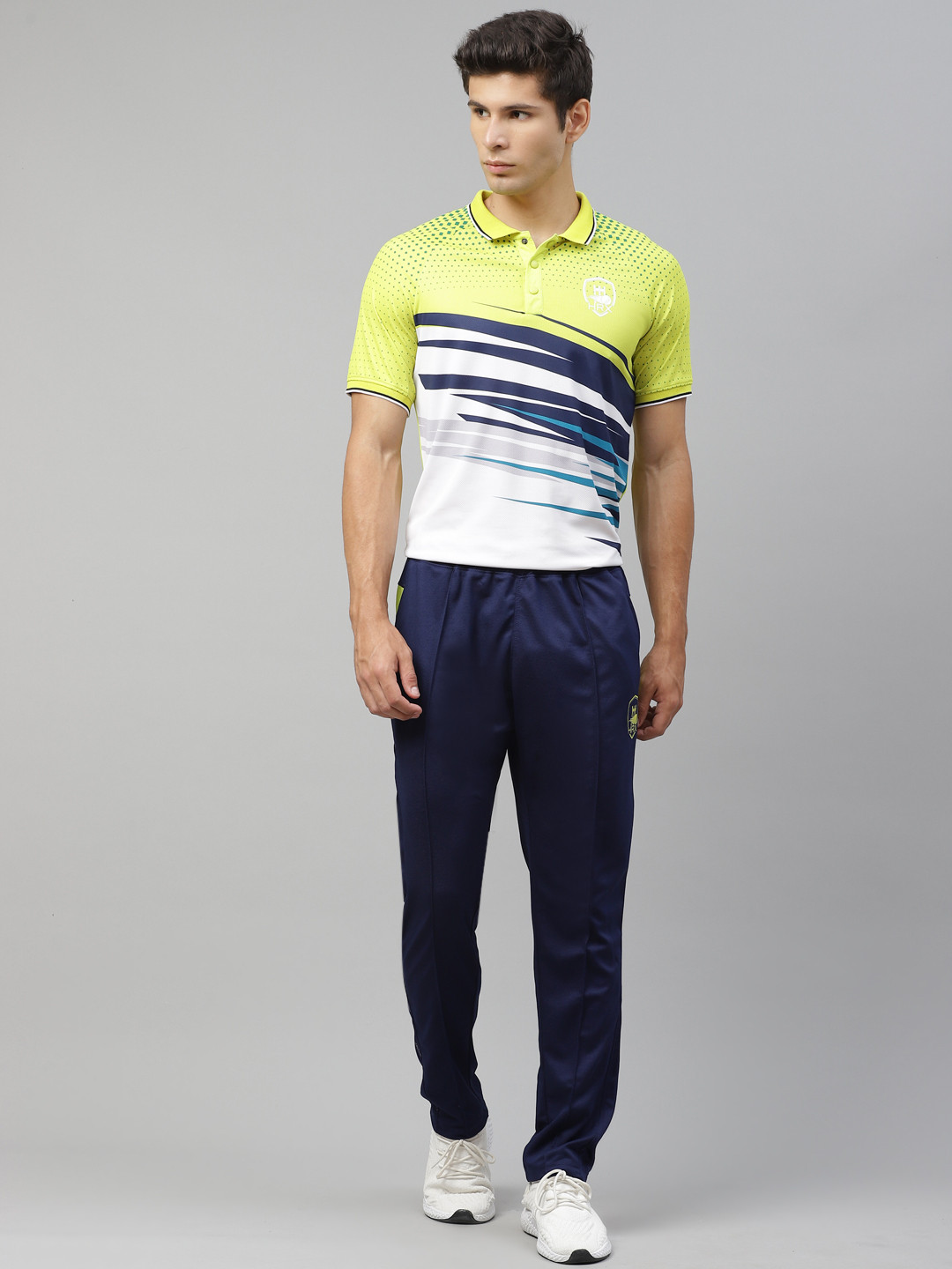 Buy HRX By Hrithik Roshan Men Medivel Blue Solid Rapid Dry ...