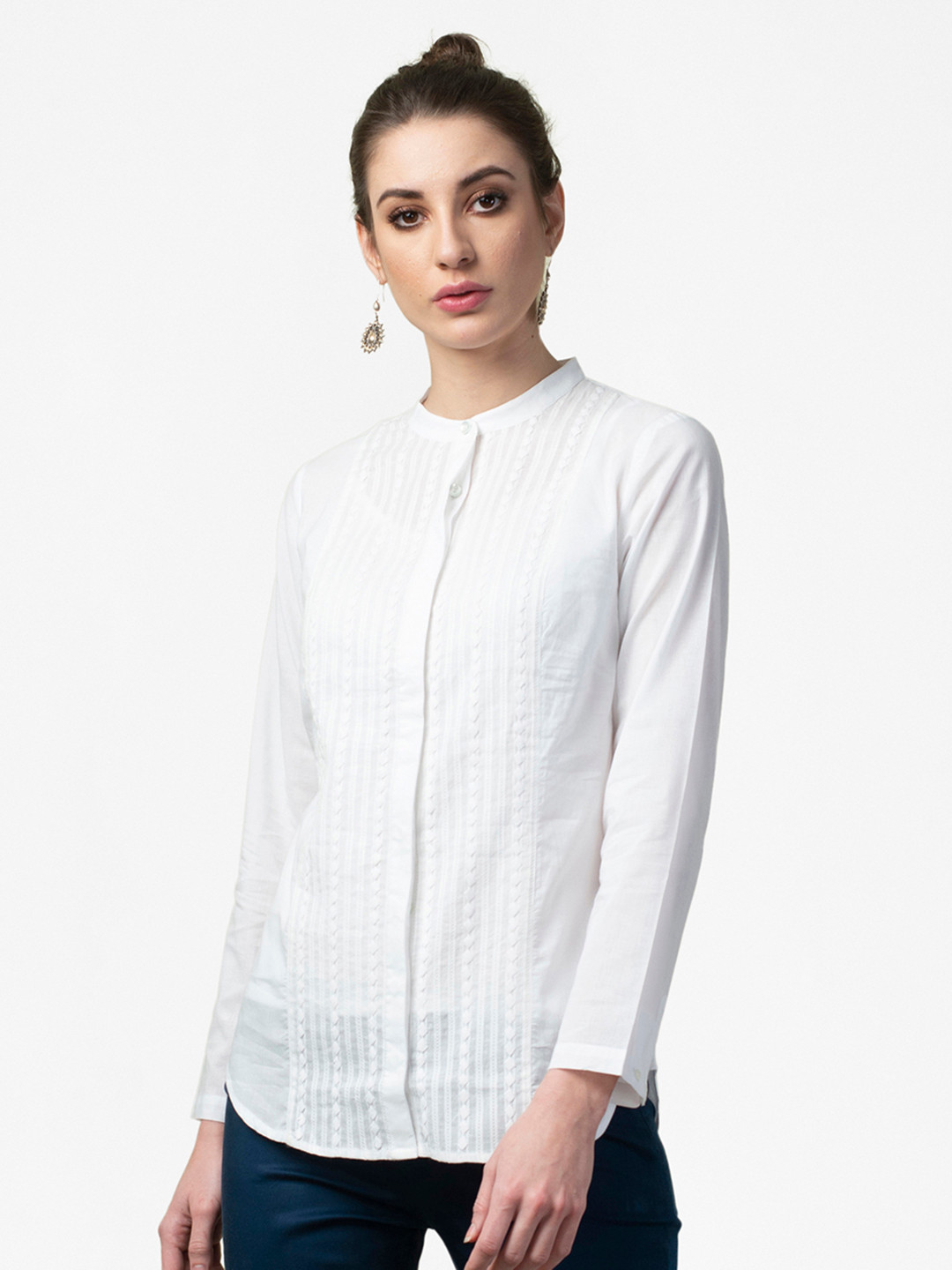 thin cotton shirt womens