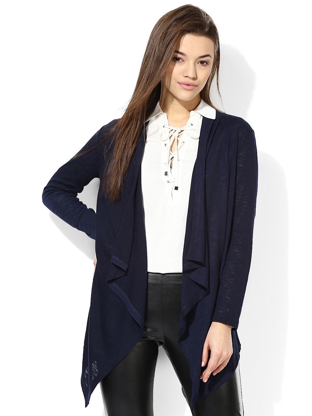 Buy Navy Shrug Shrug for Women 1369939 Myntra