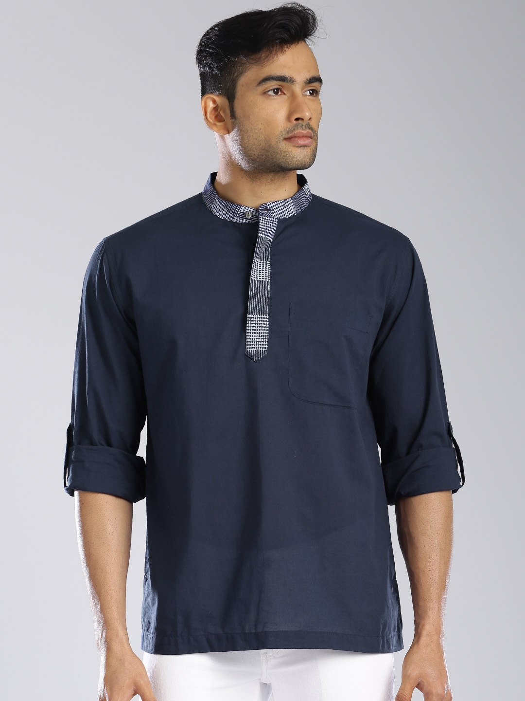 mens kurta in myntra