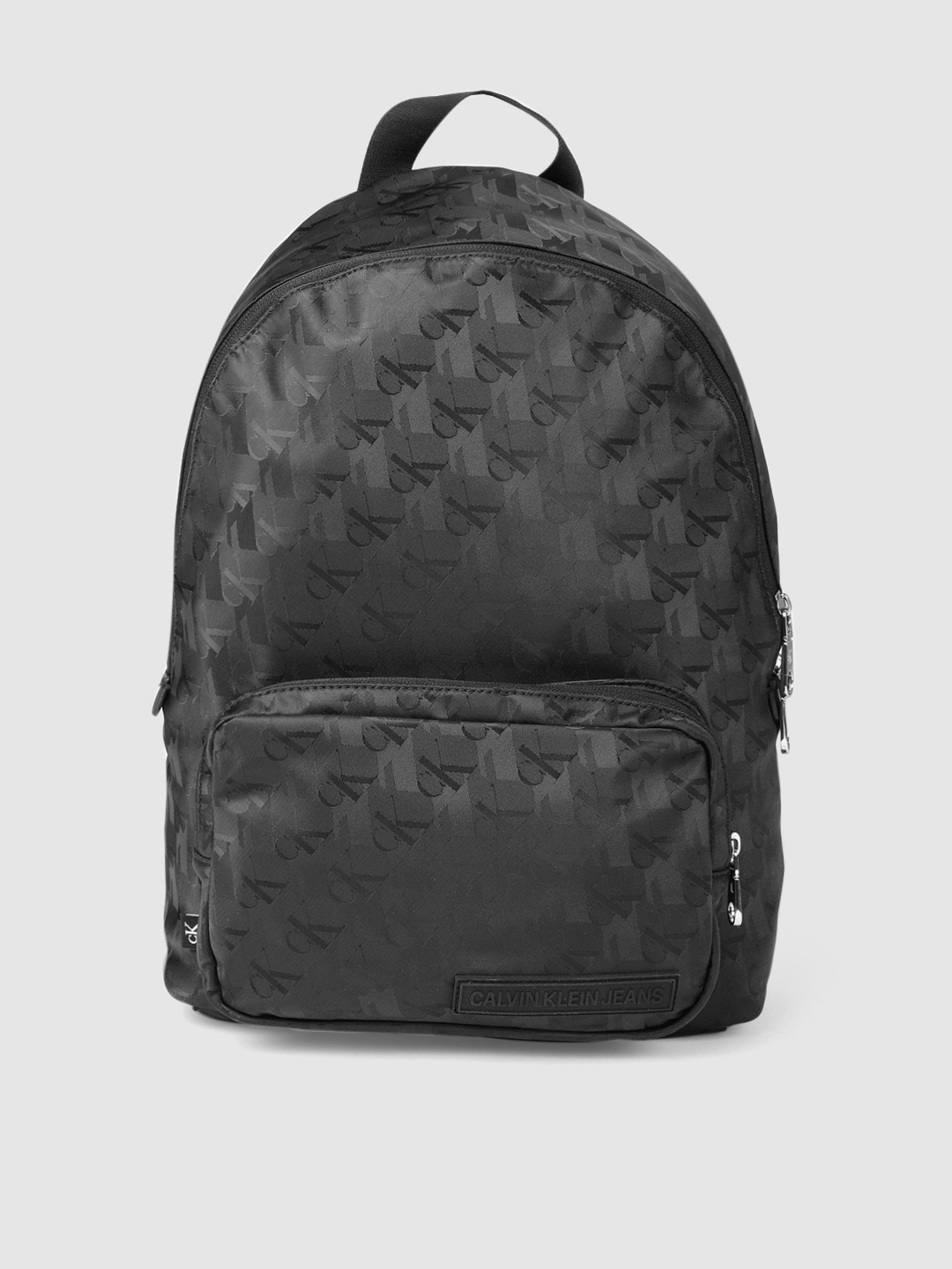 Buy Calvin Klein Men Black CAMPUS BP 40 Brand Logo Backpack Backpacks