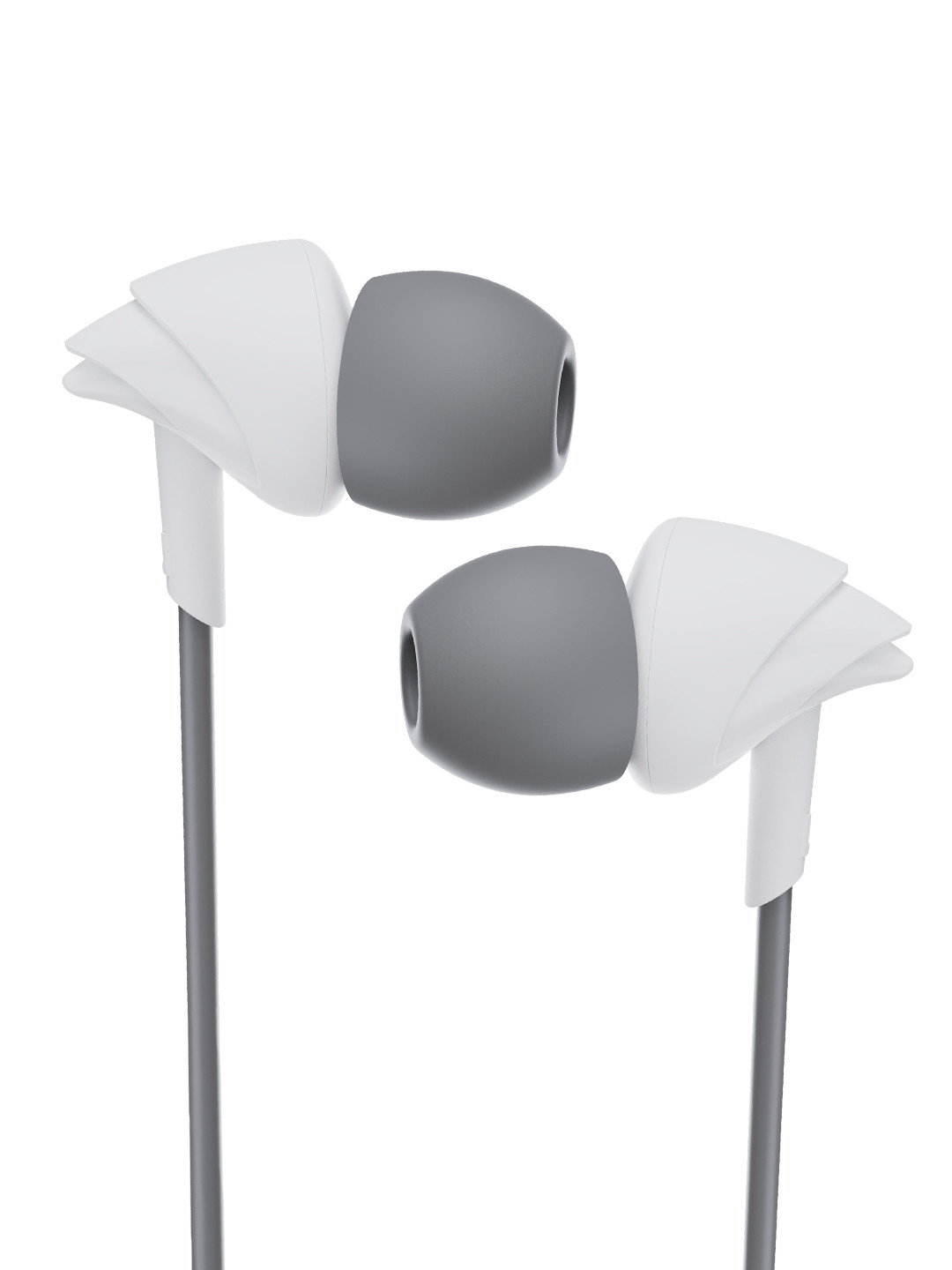 Buy BoAt Unisex White & Grey Bassheads 100 M In Ear Wired Earphones