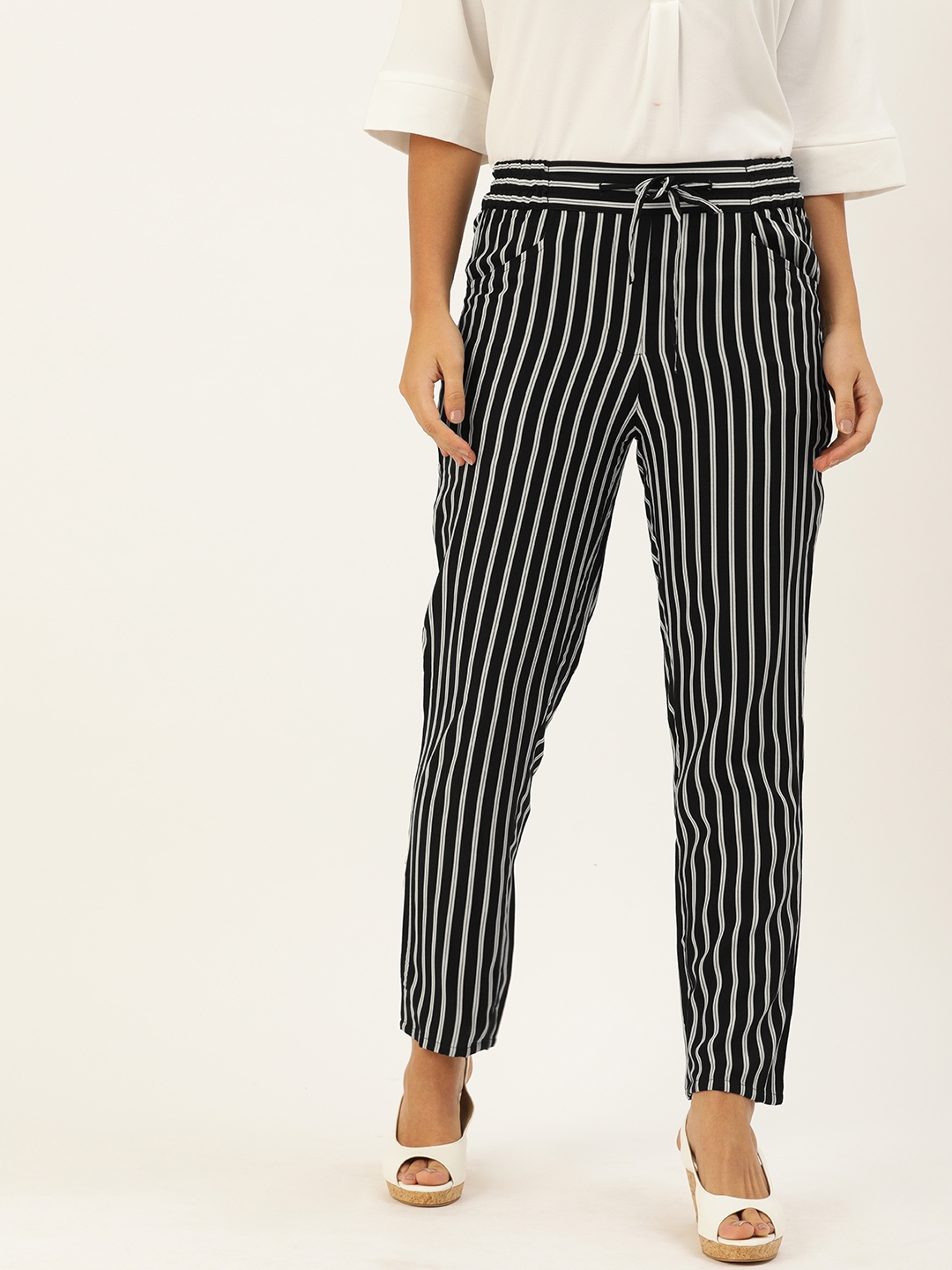 striped trousers