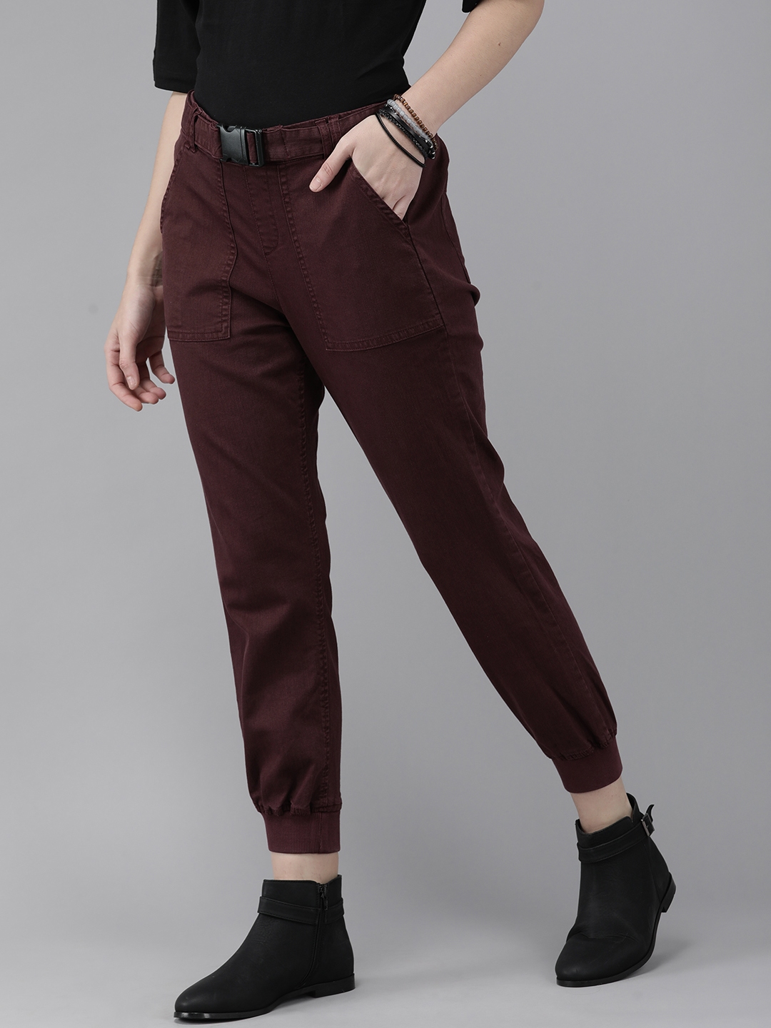 roadster joggers myntra