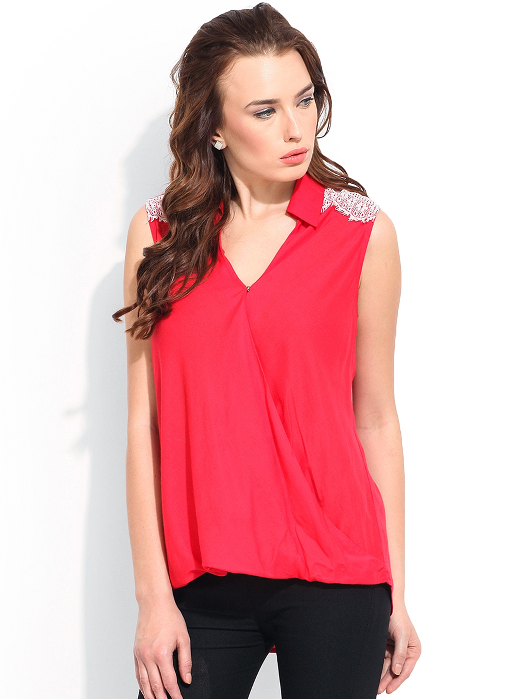 Buy Blue Sequin Red Top - Tops for Women 1374041 | Myntra