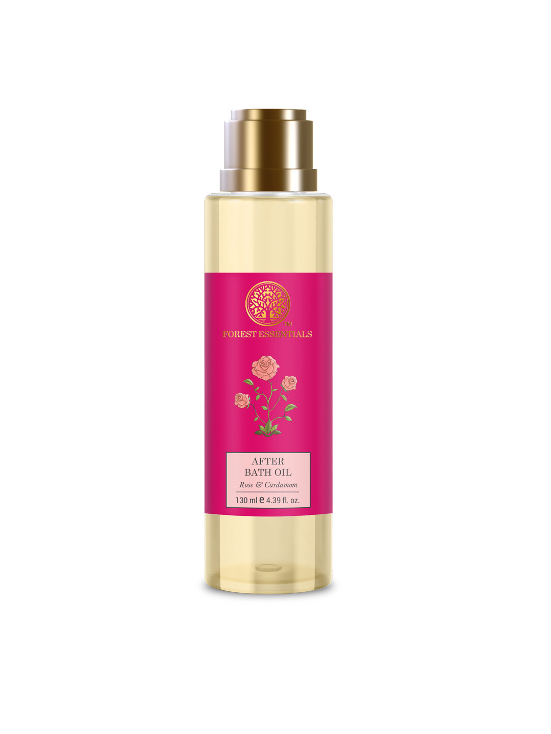 Buy Forest Essentials After Bath Body Oil Indian Rose Absolute 130ml