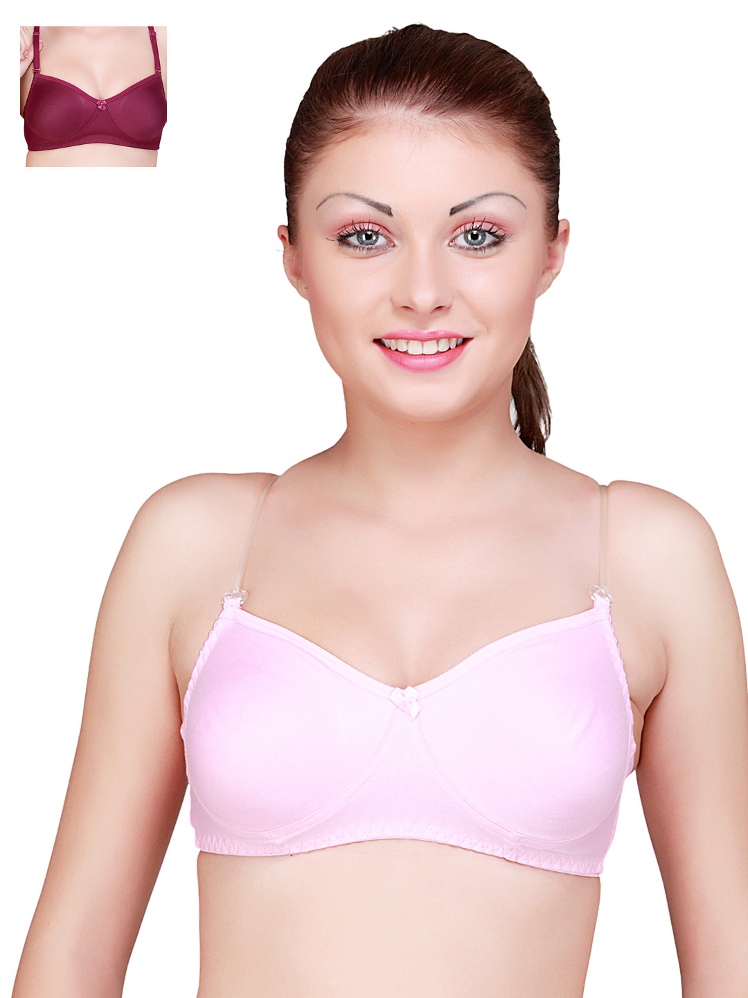 Buy Floret Pack Of 2 Full Coverage T Shirt Bras Bra for Women 1374316