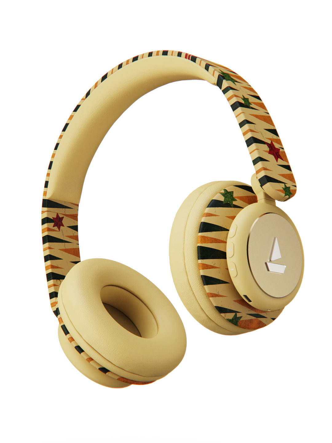 Buy BoAt Beige Rockerz 450 M Masaba Edition Wireless Headphones