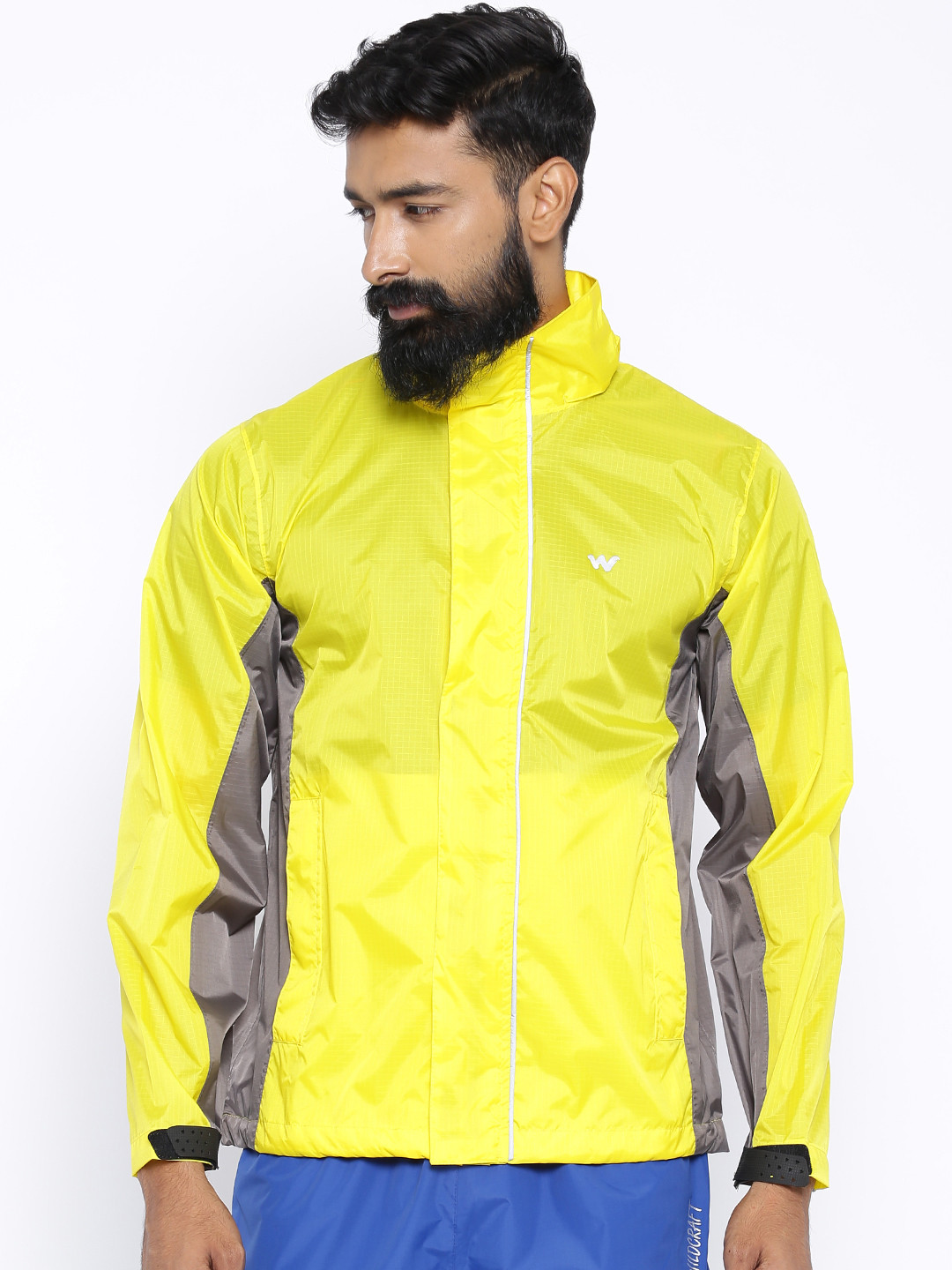 Buy Wildcraft Yellow Rain Pro Cheater Rain Jacket for Men 1375407
