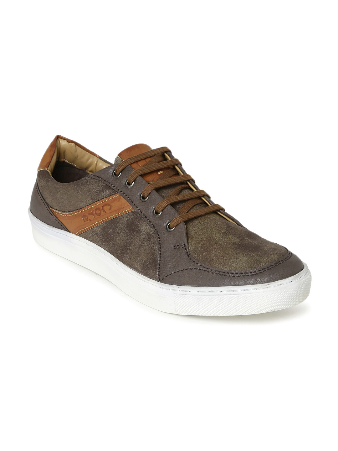 Buy Core Men Brown Sneakers - Casual Shoes for Men 1375898 | Myntra