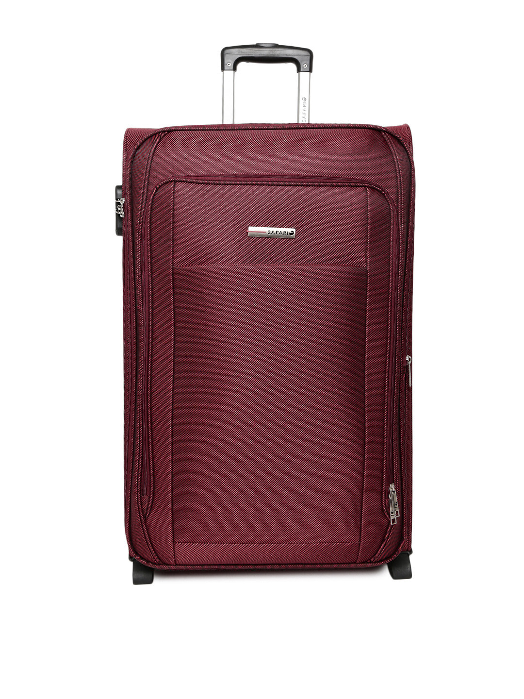 Buy Safari Unisex Maroon Voyager Large Trolley Bag Trolley Bag for