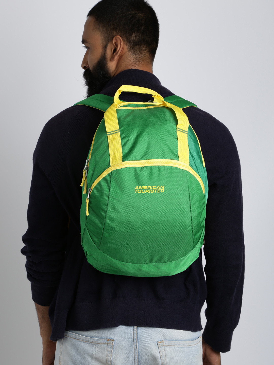Buy AMERICAN TOURISTER Unisex Green Flint Backpack Backpacks for