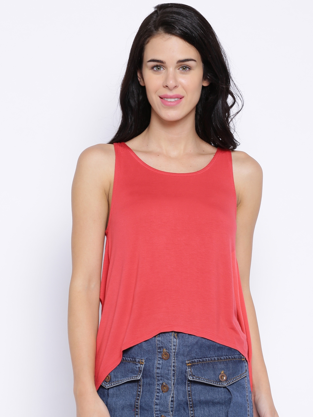 Buy ONLY Red Top - Tops for Women 1376724 | Myntra