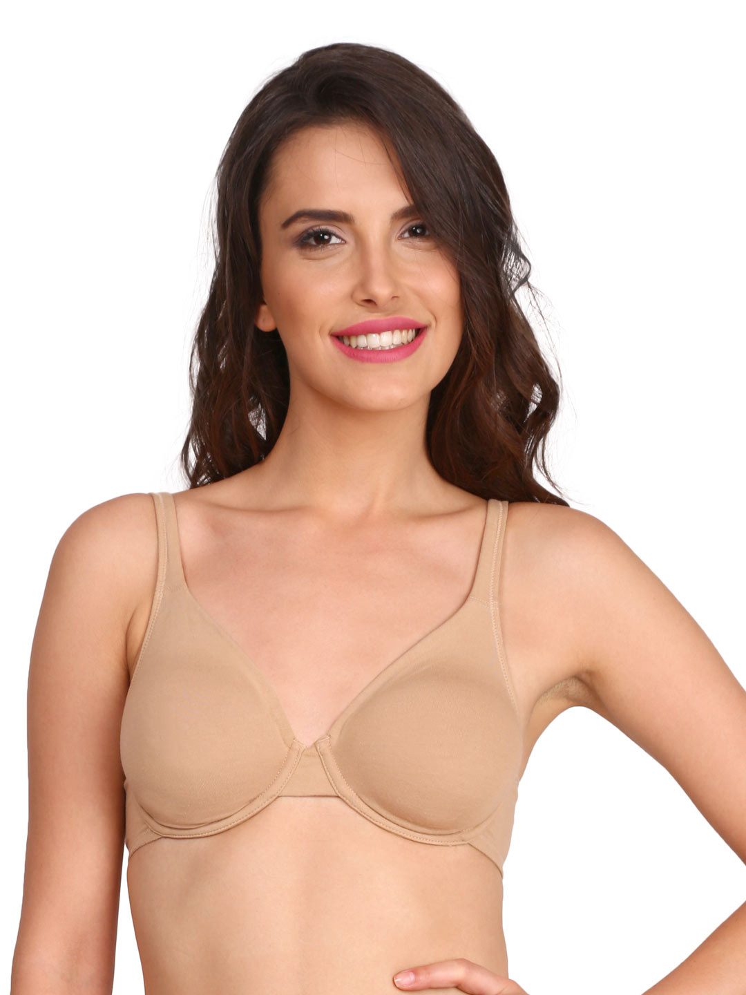Buy Jockey Nude Coloured Moulded Underwired Bra 1714 Bra for Women