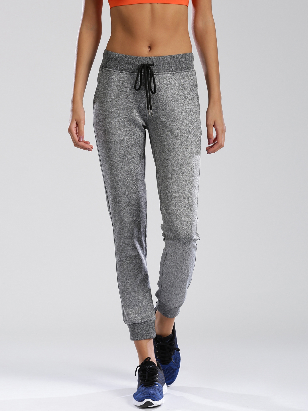 hrx grey track pants