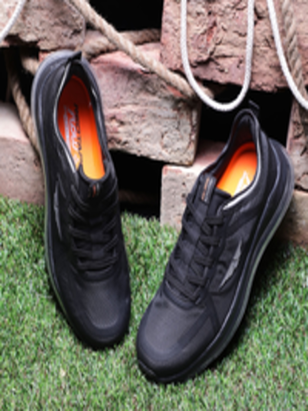 Buy Red Tape Men Black Mesh Air + Walking Shoes - Sports Shoes for Men ...