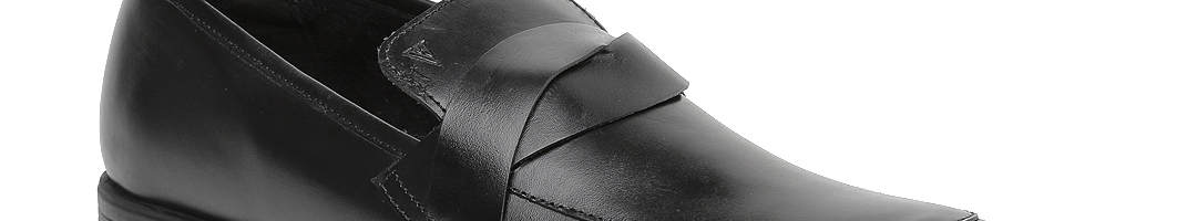 Buy Van Heusen Men Black Leather Formal Shoes - Formal Shoes for Men ...