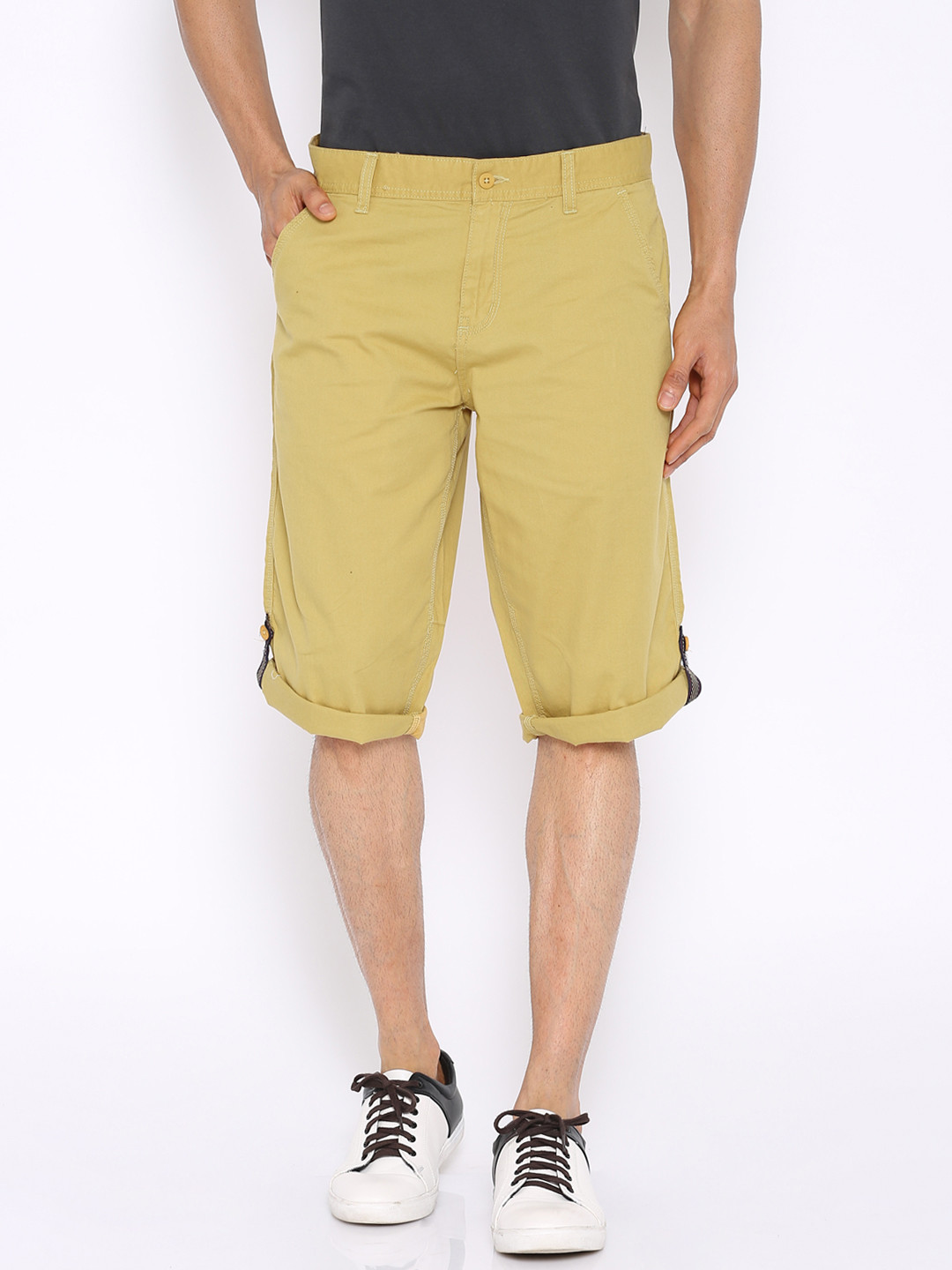 Buy Mustard Yellow Chino Shorts Shorts for Men 1378850