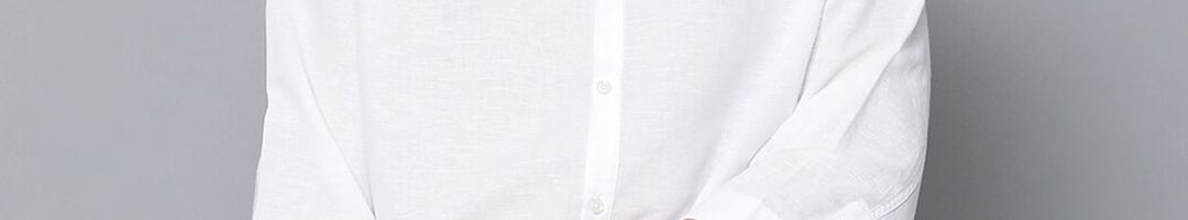 Buy Antony Morato Men White Slim Fit Solid Casual Shirt - Shirts for ...