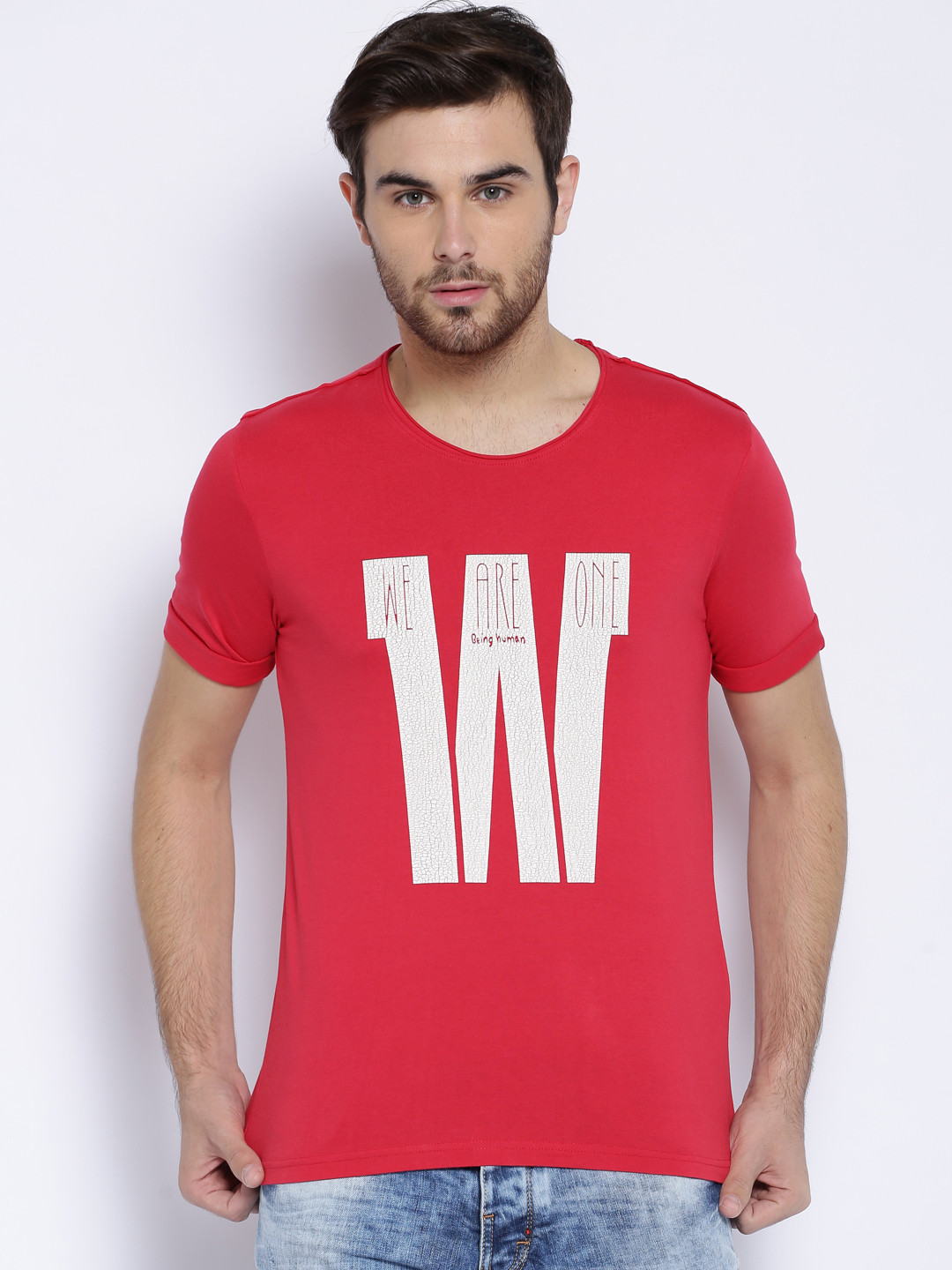 myntra being human t shirt