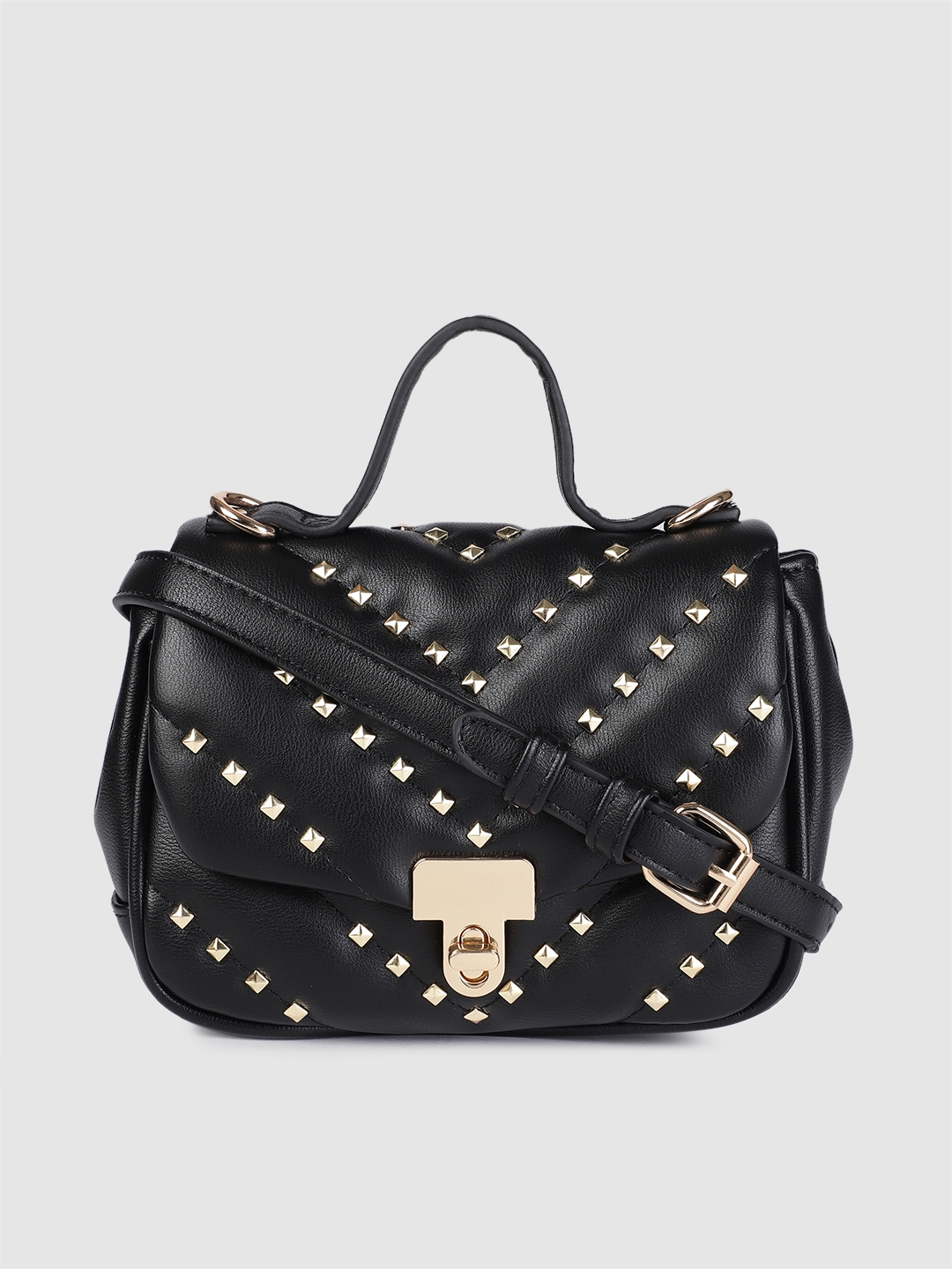 Buy Accessorize Black Embellished Satchel - Handbags for Women 13804348 ...