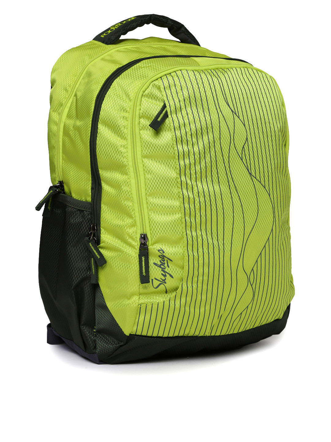 Buy Skybags Unisex Green Printed Footloose Helix 01 Backpack