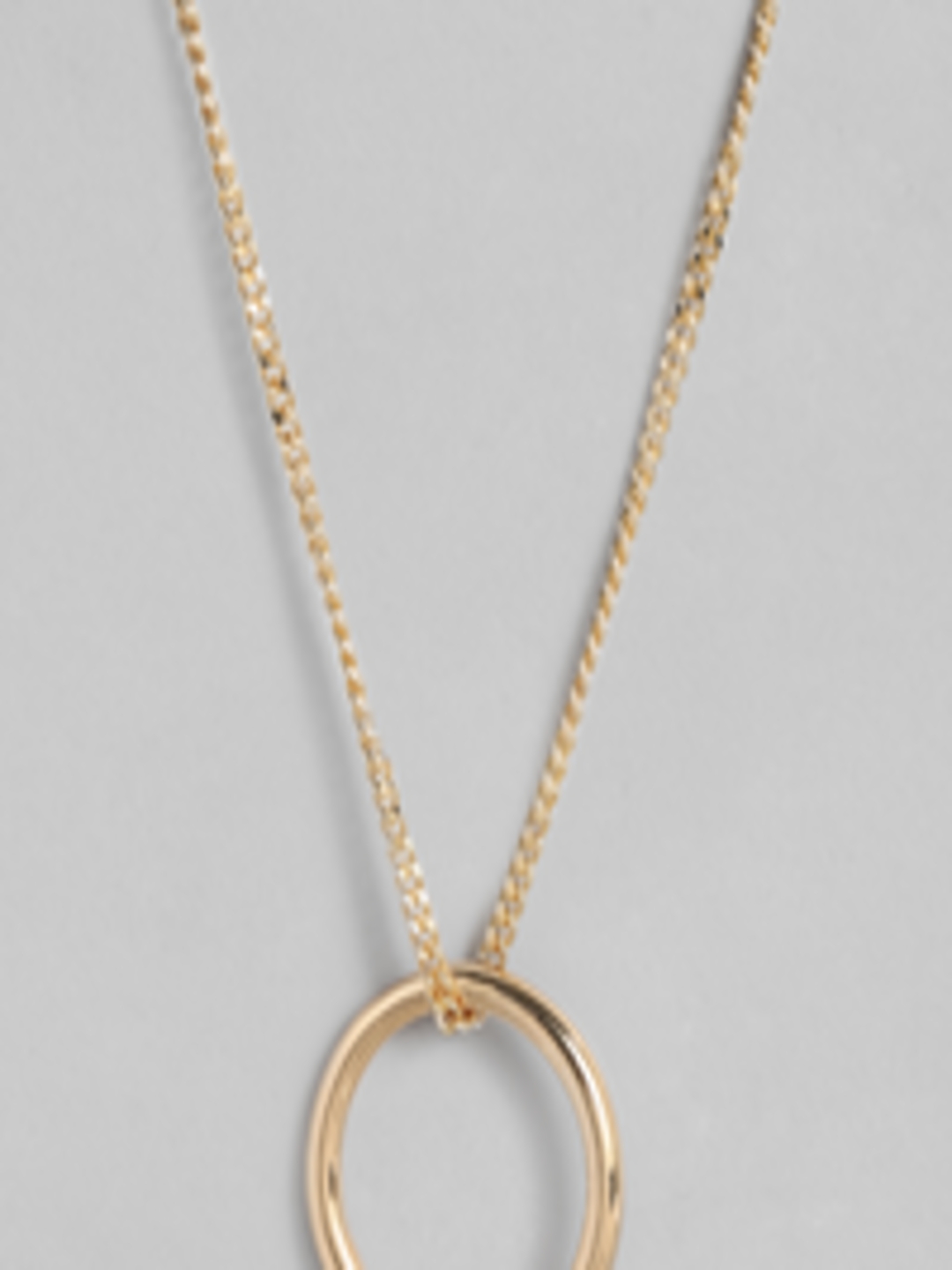 Buy Accessorize Gold Toned OPEN CIRCLE PENDANT With Chain - Pendant for ...