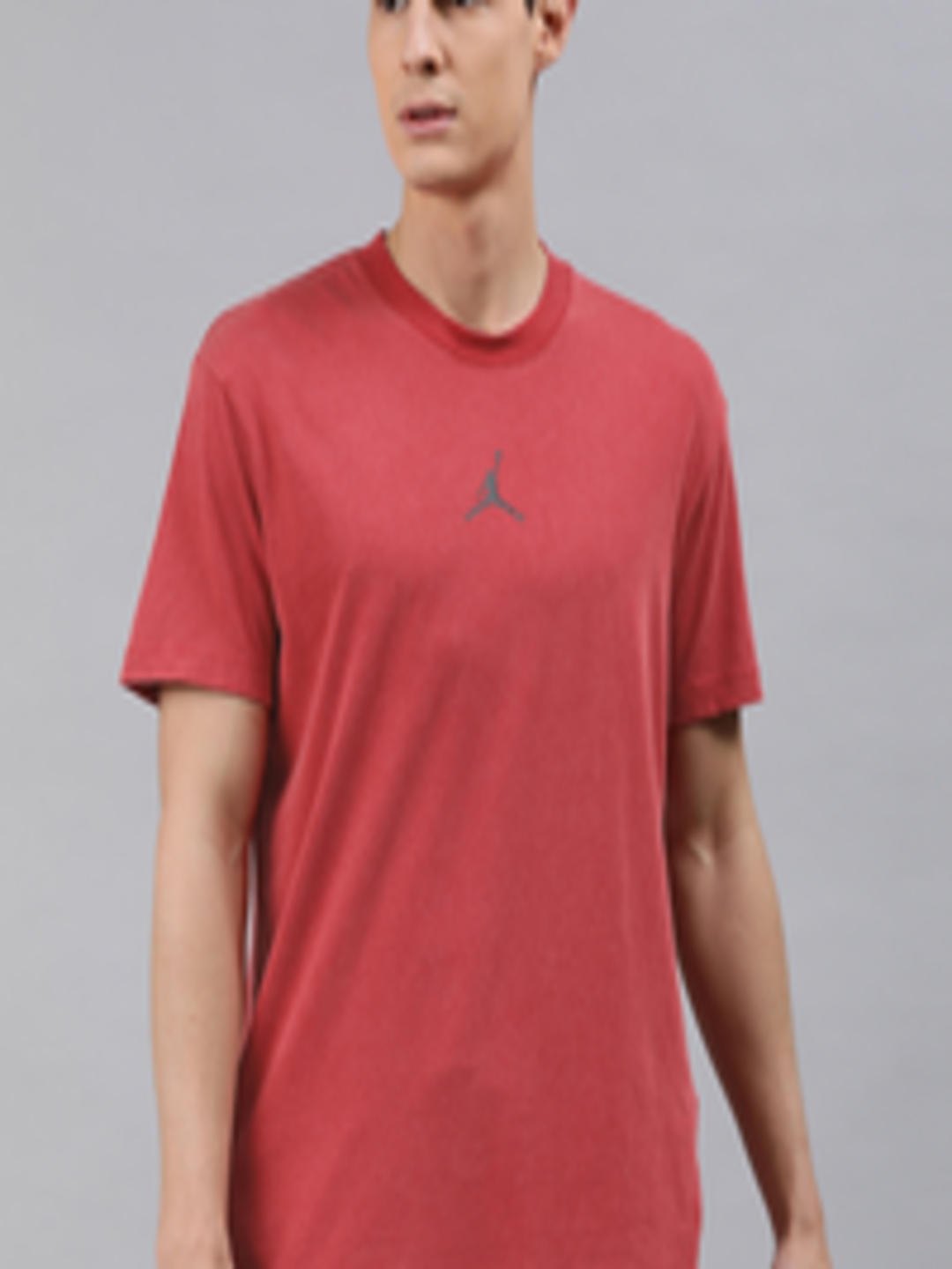 Buy Nike Men Red Jordan Dri FIT AIR DRY GFX SS Cotton T Shirt - Tshirts ...
