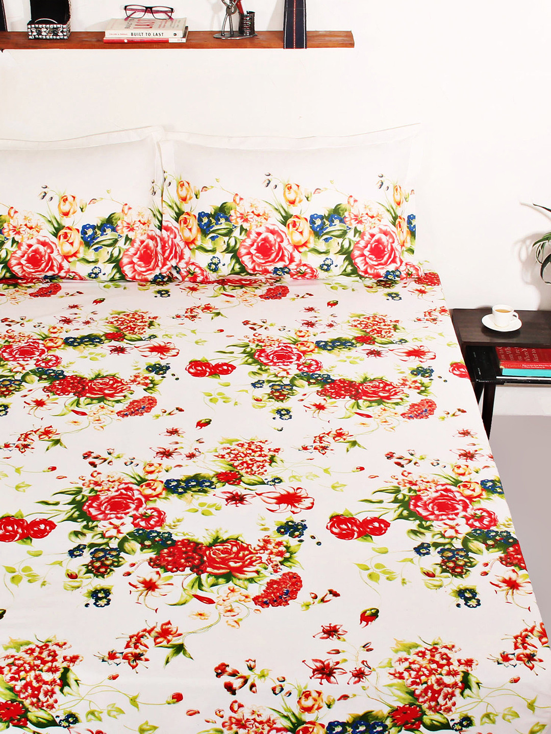 Buy Portico New York Multicoloured Printed Cotton 220 TC Double