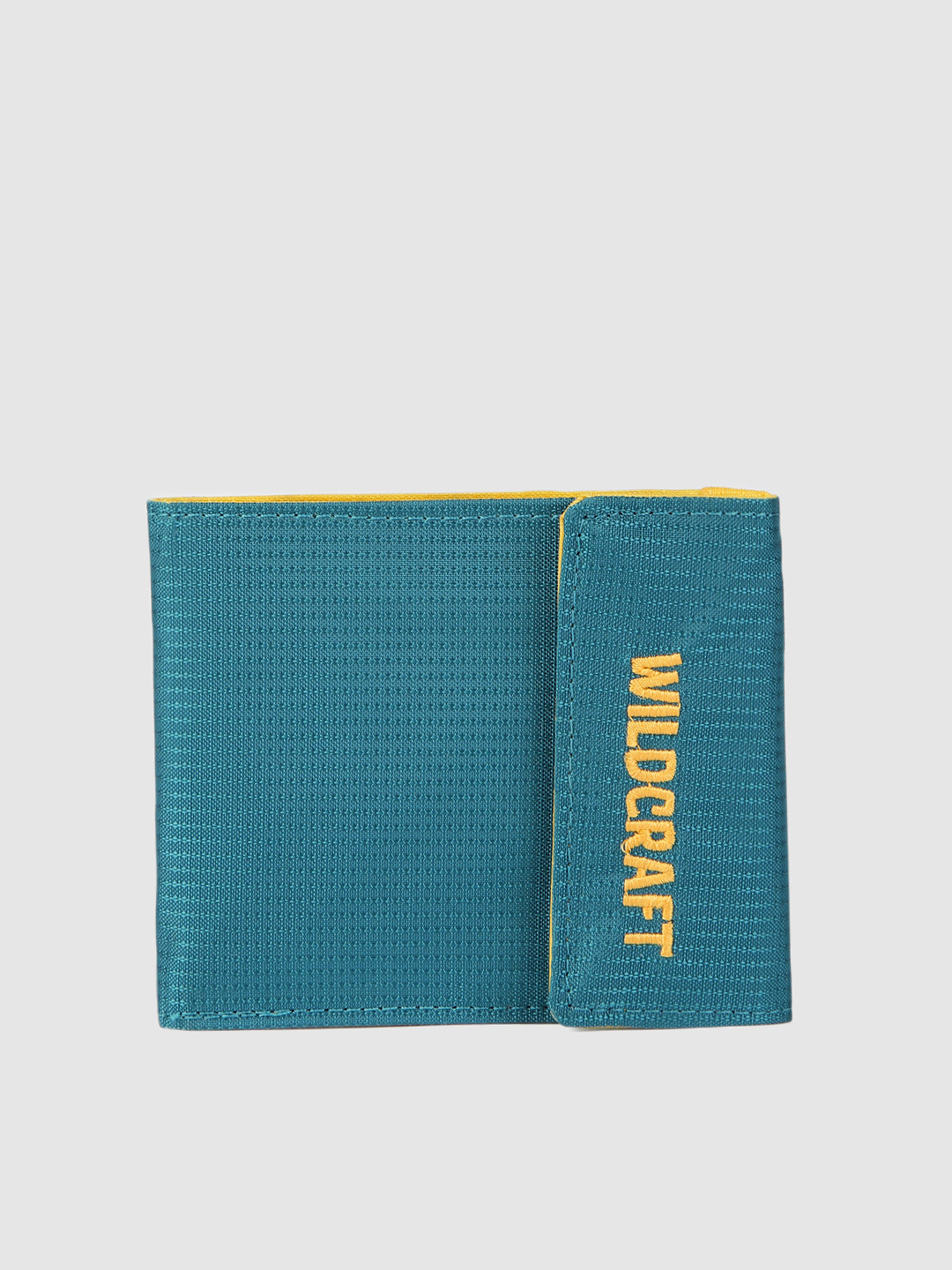 Buy Wildcraft Unisex Turquoise Blue Wrap Textured Three Fold Wallet Wallets for Unisex