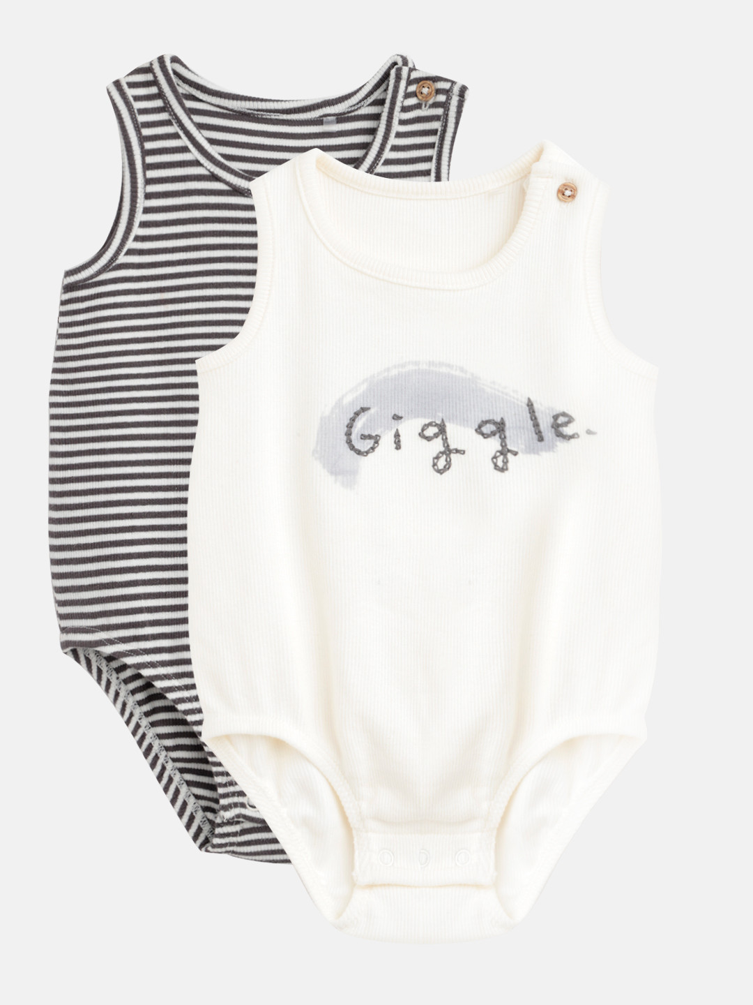 Buy Marks & Spencer Infant Kids Pack Of 2 Pure Cotton Bodysuits