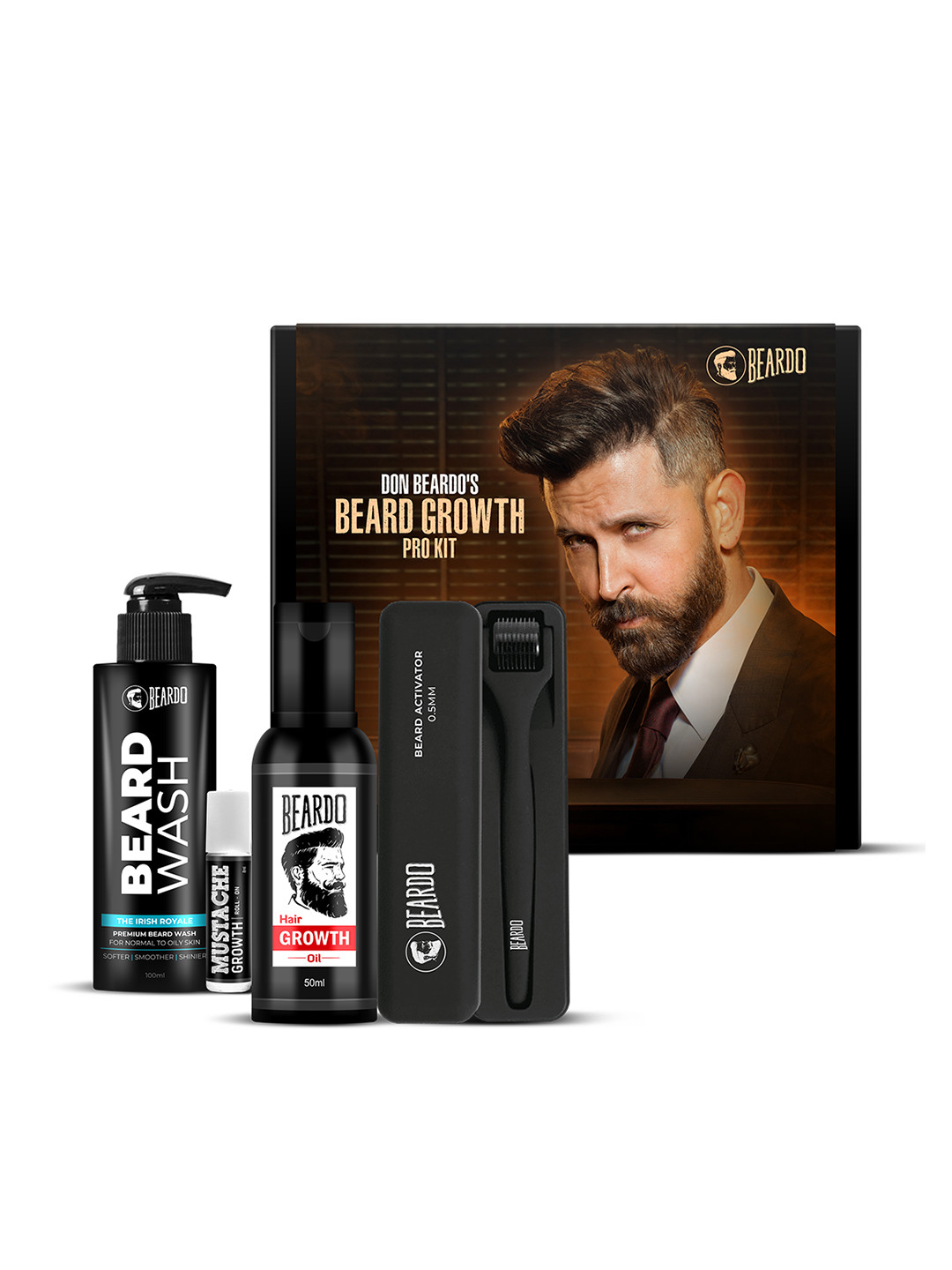 Buy BEARDO Men Beard Don The Growth Pro Kit 158 Ml Shaving Cream And Foam for Men 13825184