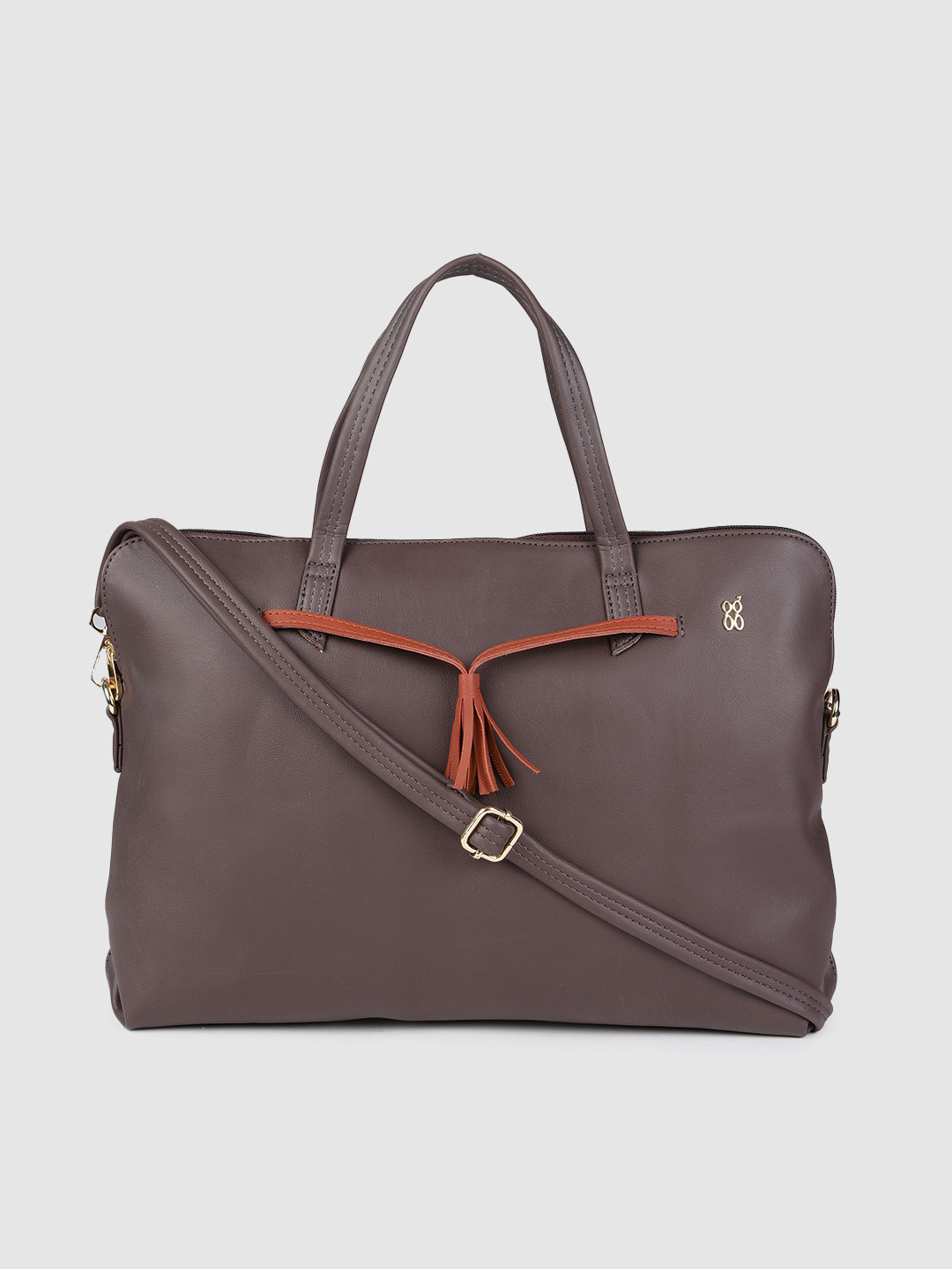 Buy Baggit Women Violet Solid Laptop Bag Laptop Bag for Women 13828366 Myntra