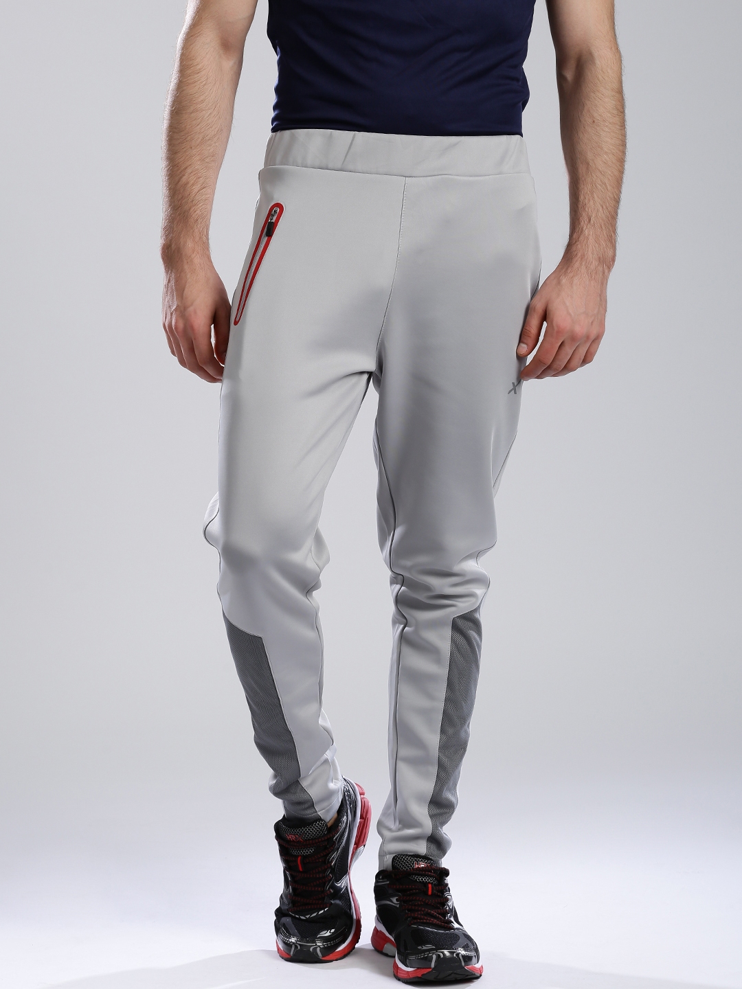 Buy HRX By Hrithik Roshan Grey Active Track Pants - Track Pants for Men ...