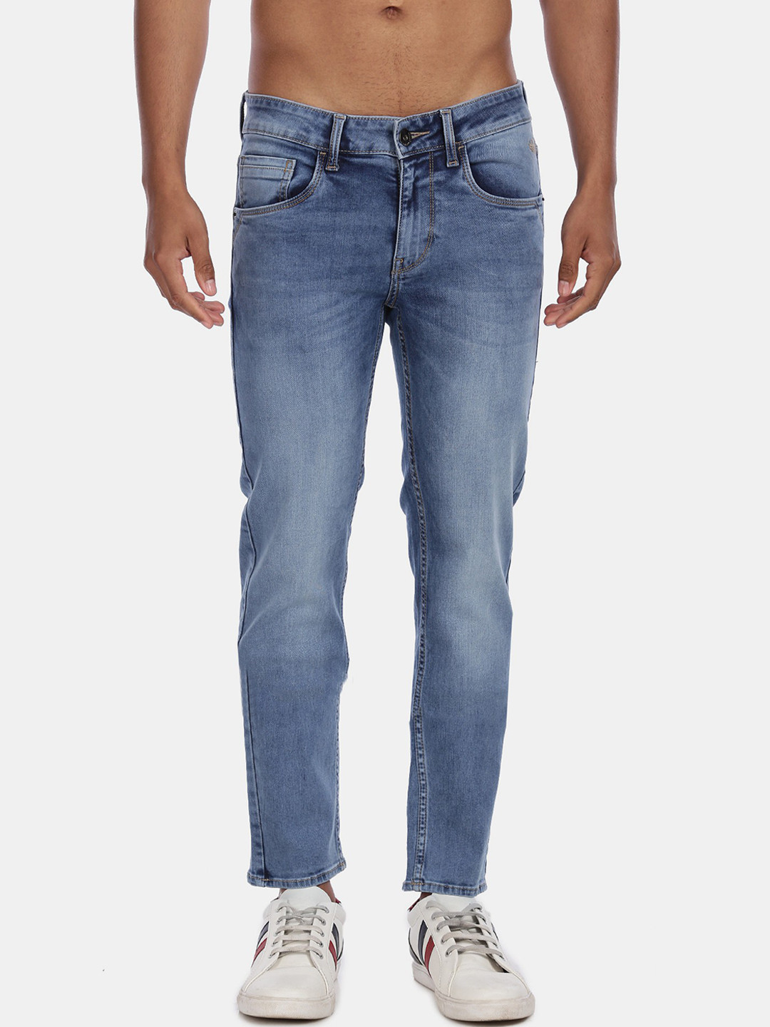 Buy Flying Machine Men Blue Skinny Fit Clean Look Stretchable Jeans