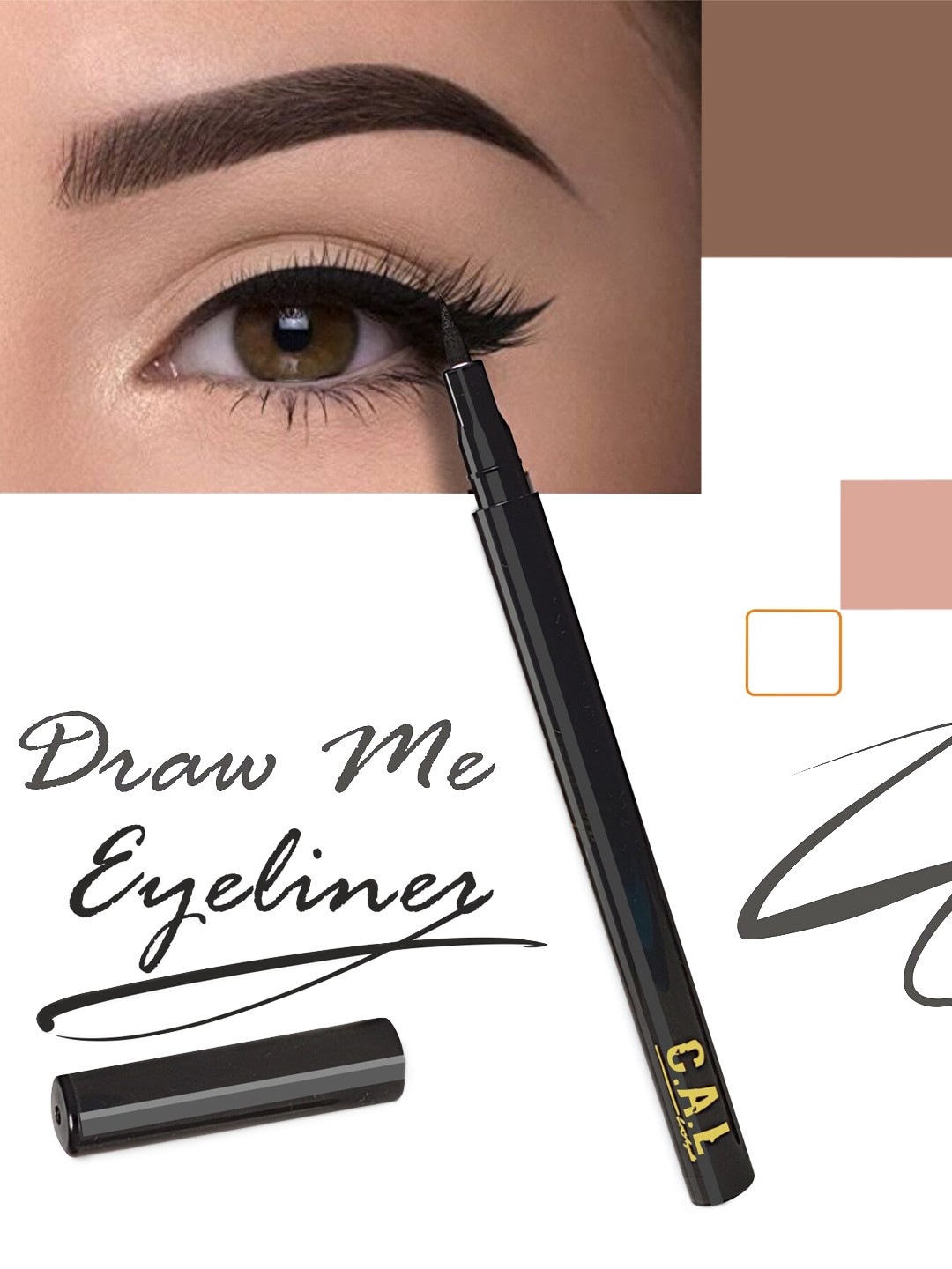 Buy CAL Losangeles Draw Me Sketch Eyeliner Black Eyeliner for Women