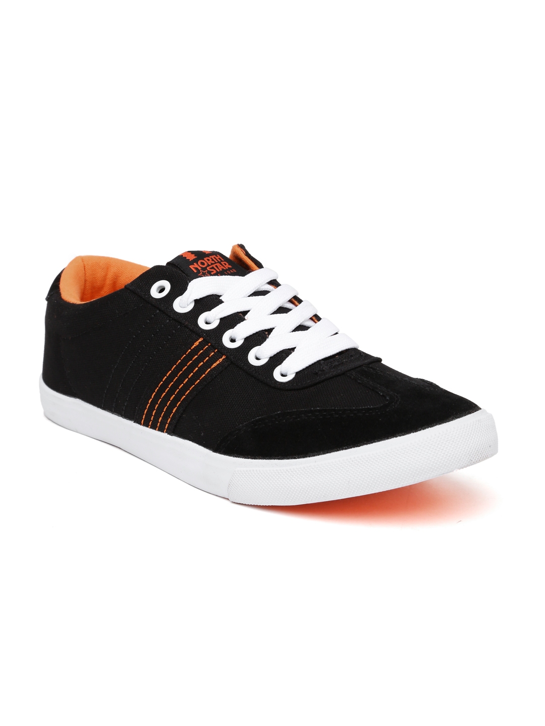 north star black sneakers