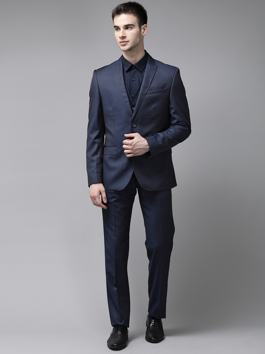 blackberry three piece suit