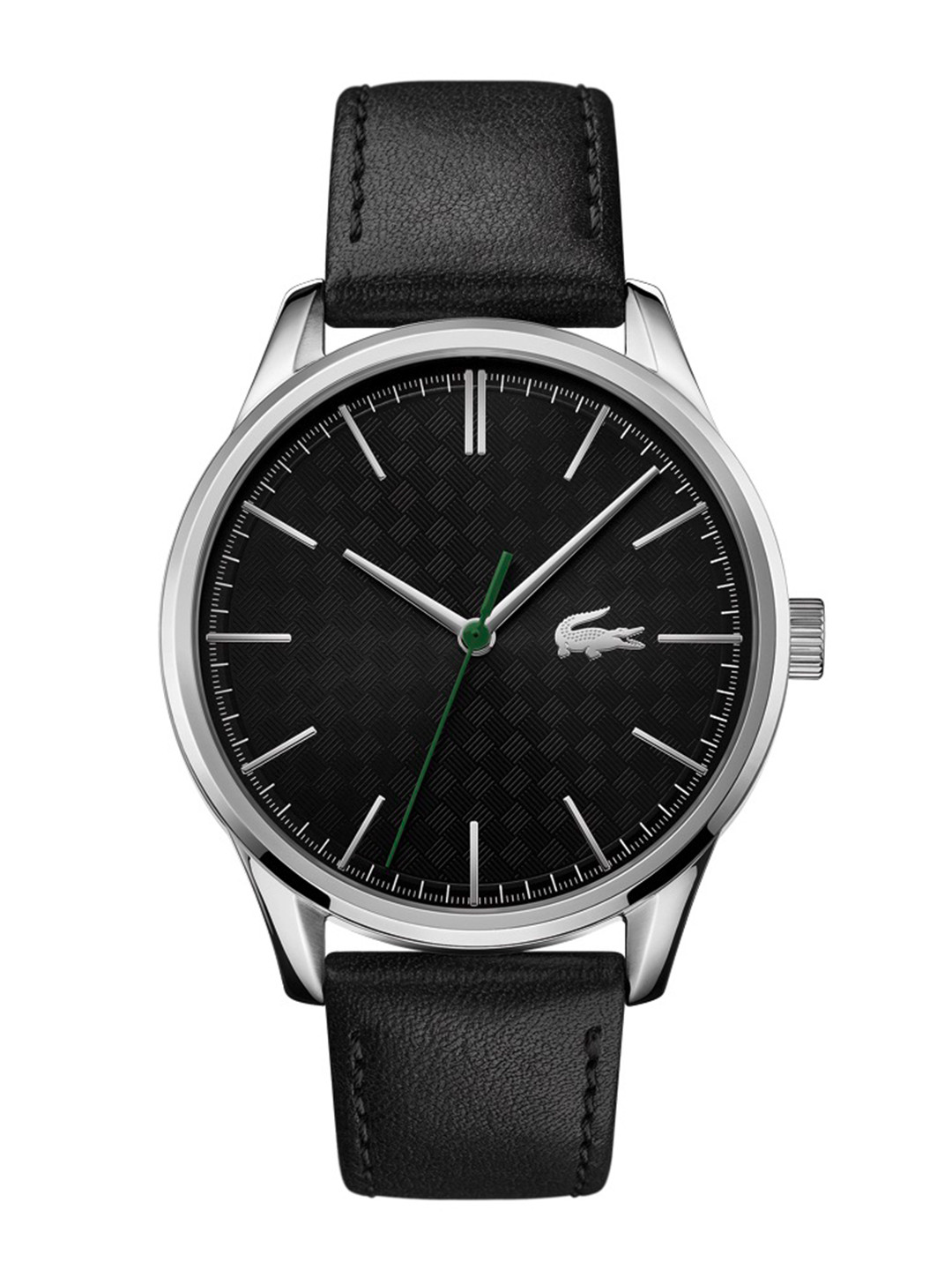 Buy Lacoste Men Black Vienna Analogue Leather Watch 2011047 Watches