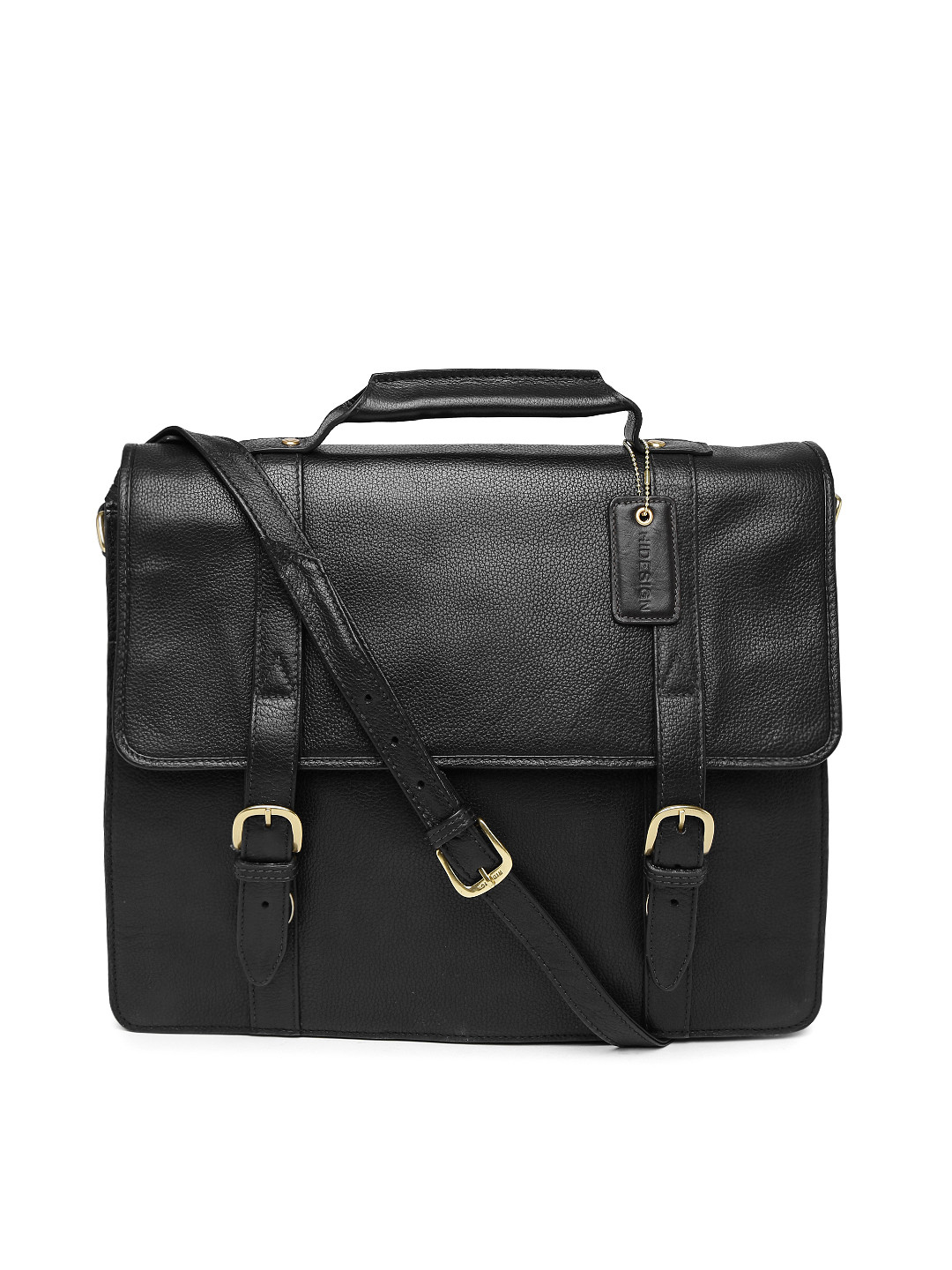 Buy Hidesign Men Black Leather Messenger Bag Messenger Bag for Men