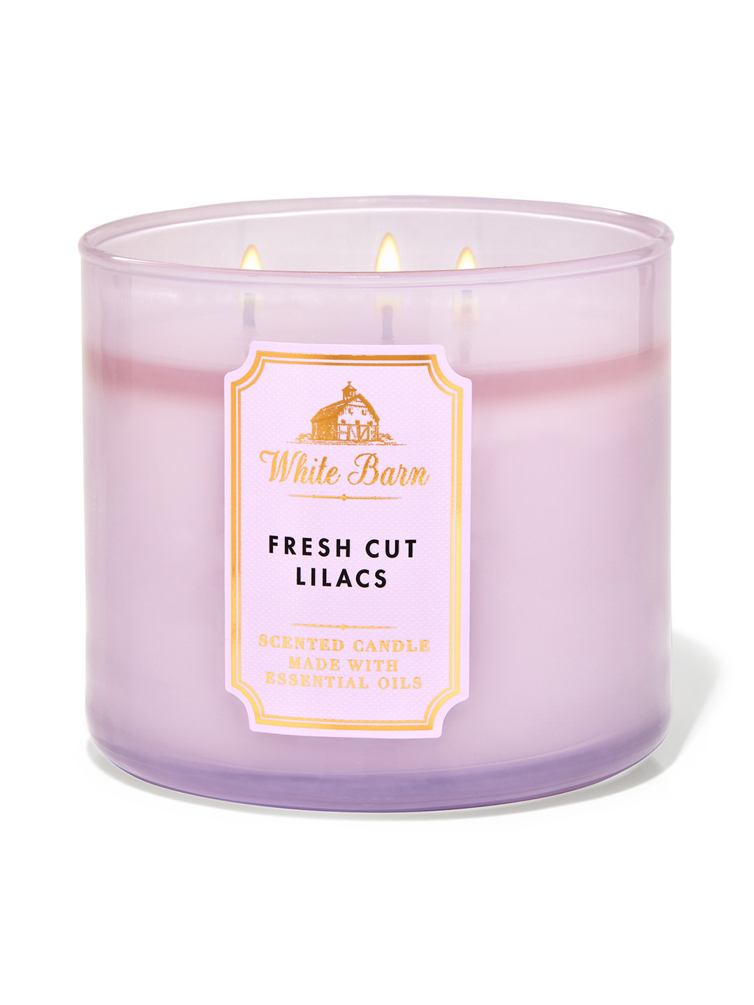 Buy Bath & Body Works Fresh Cut Lilacs 3 Wick Scented Candle, 411g ...
