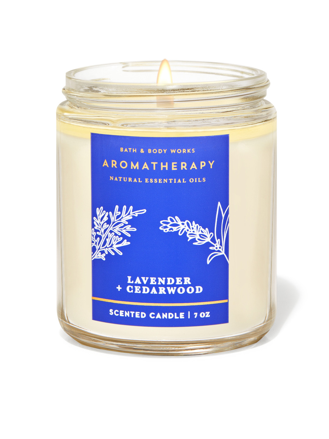 Buy Bath & Body Works Lavender Cedarwood Single Wick Candle - Candles ...