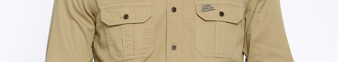 Buy U.S. Polo Assn. Denim Co. Khaki Casual Shirt - Shirts for Men ...